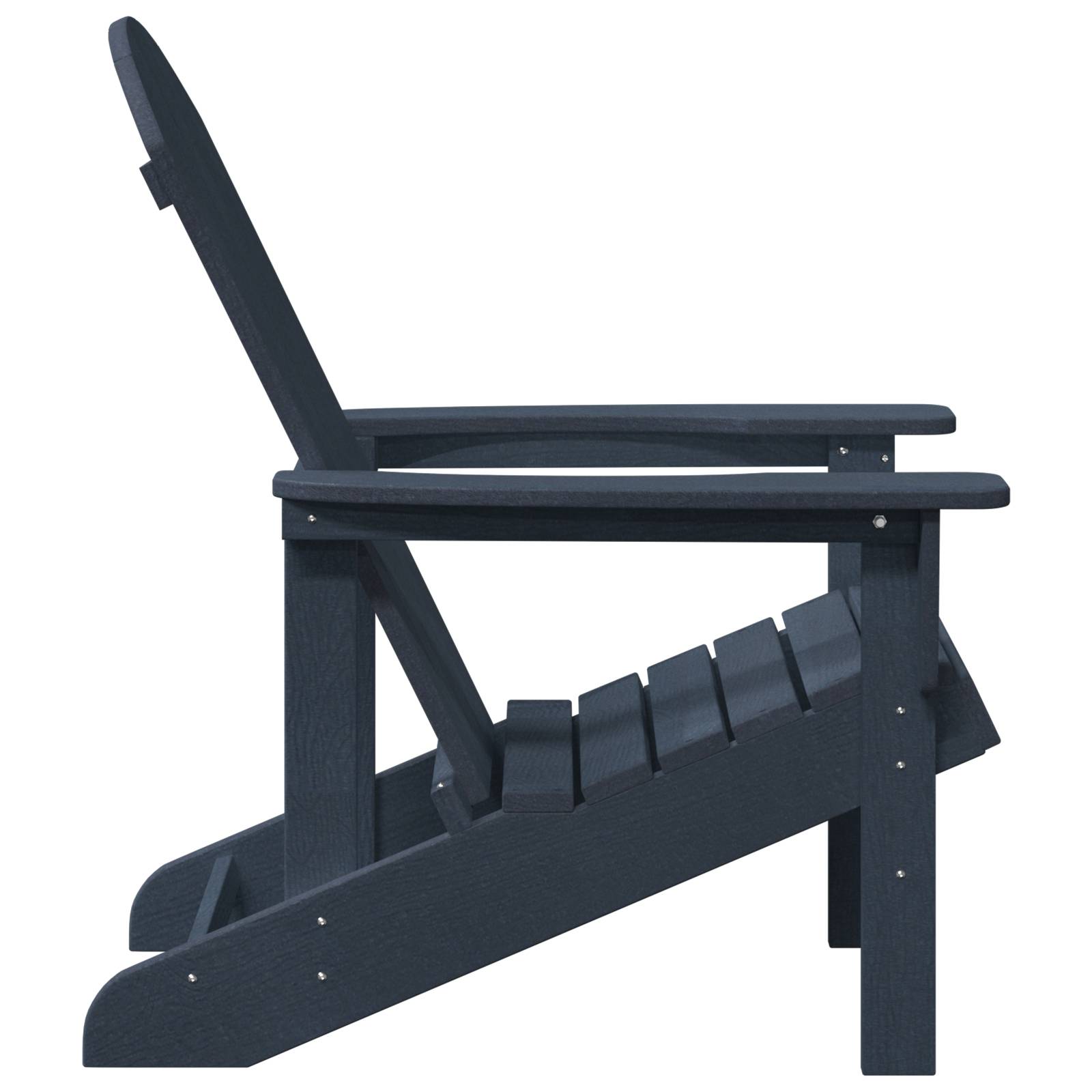 vidaXL Adirondack-Stuhl Marineblau 74x82x91 cm HDPE