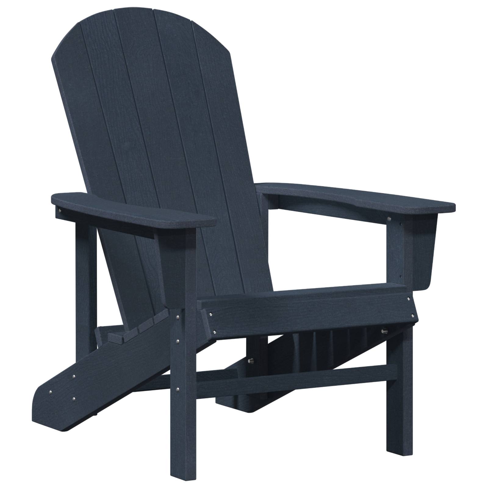 vidaXL Adirondack-Stuhl Marineblau 74x82x91 cm HDPE