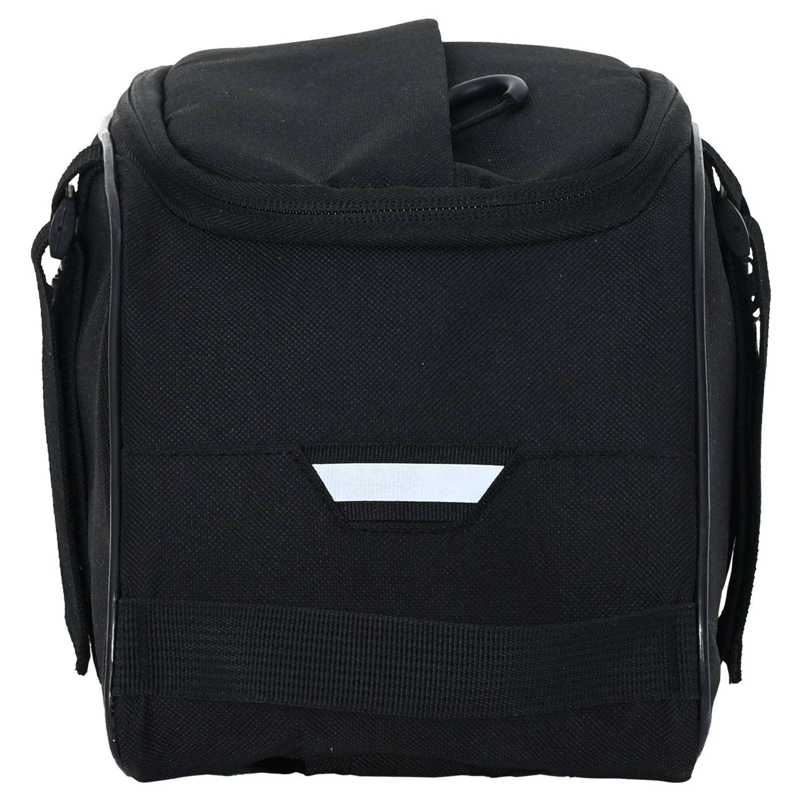 vidaXL Fahrradtasche für Pannierträger 8 L Schwarz 38x16x16 cm