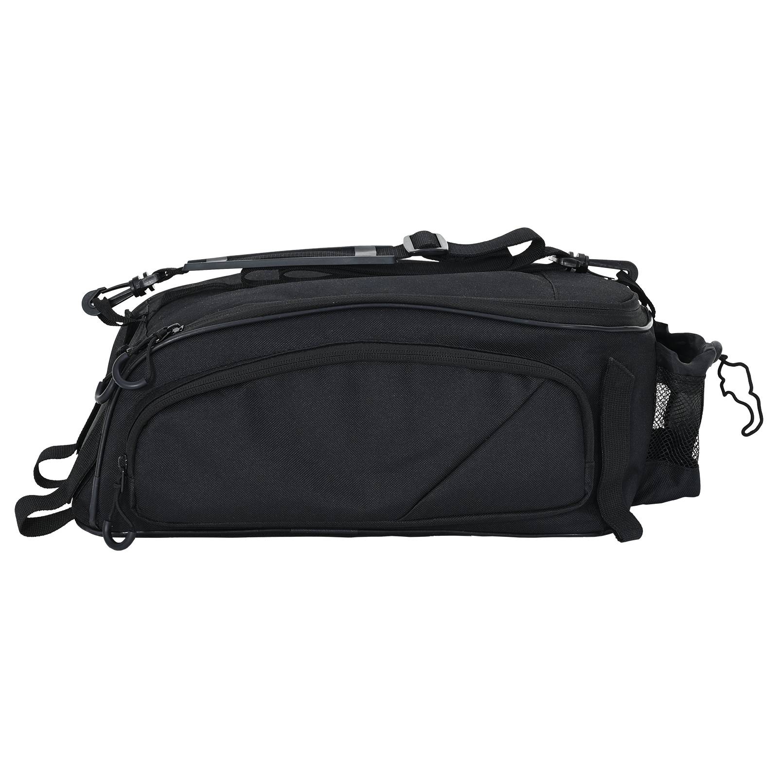 vidaXL Fahrradtasche für Gepäckträger 12 L Schwarz 38x21x16 cm
