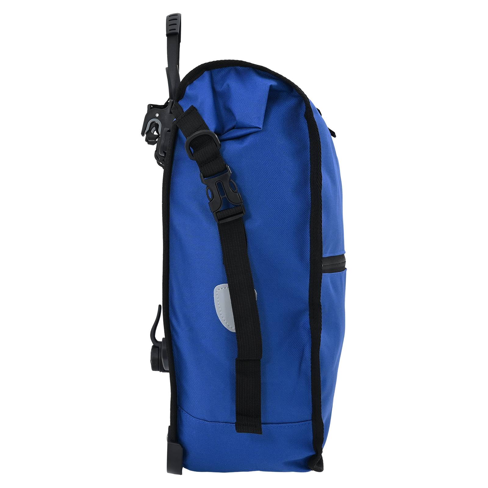 vidaXL Fahrradtasche für Gepäckträger 25 L Blau 32,5x17x57 cm