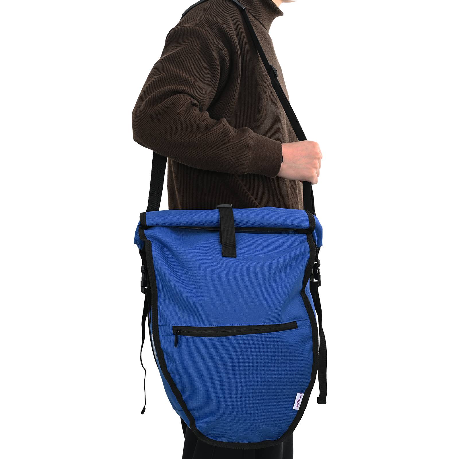 vidaXL Fahrradtasche für Gepäckträger 25 L Blau 32,5x17x57 cm