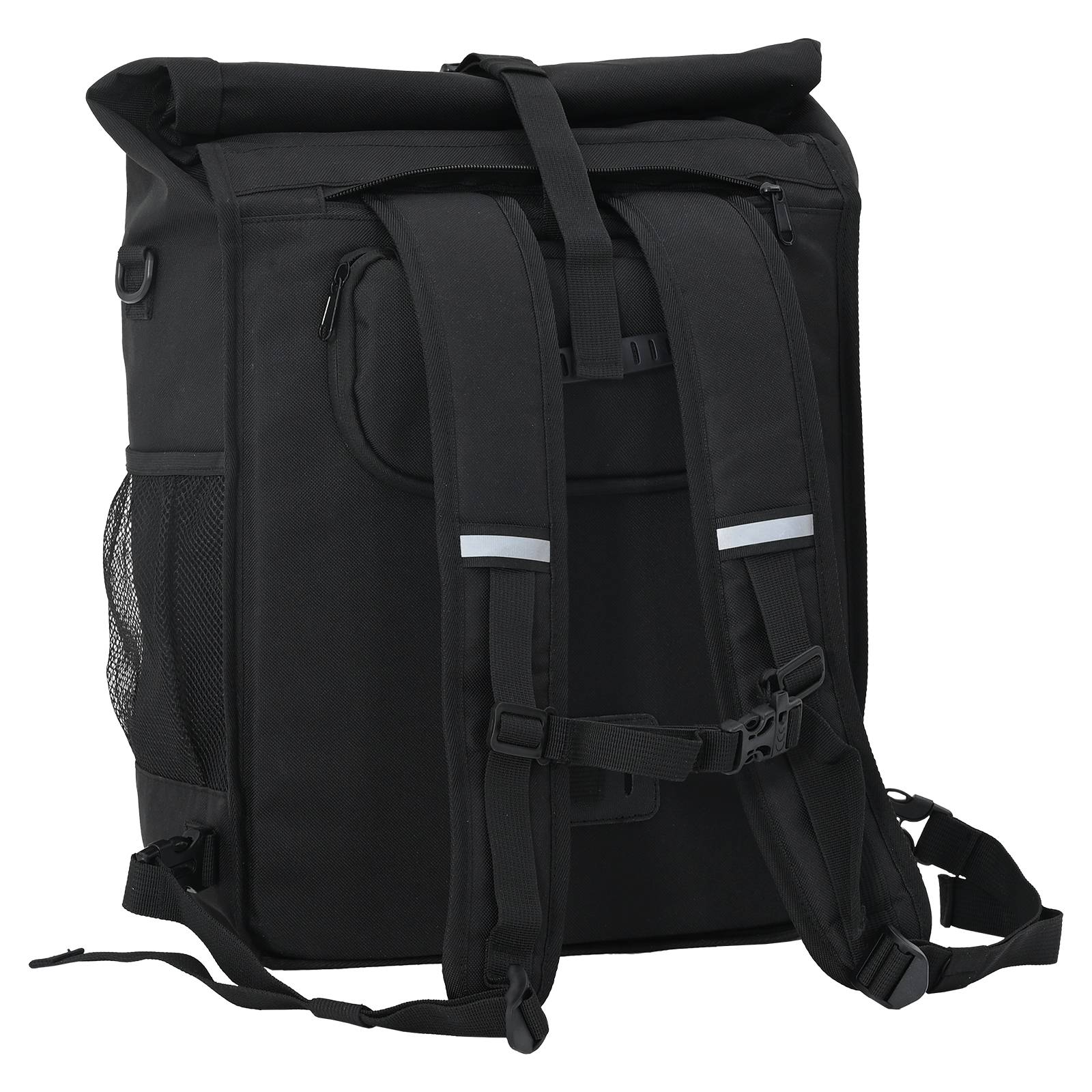 vidaXL Fahrradtasche für Gepäckträger 25 L Schwarz 33x16x48 cm
