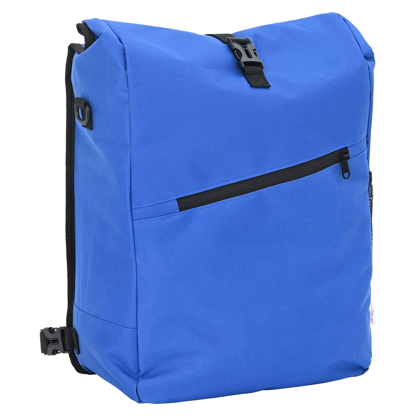 vidaXL Gepäckträgertasche Blau 25 L 33x16x48 cm