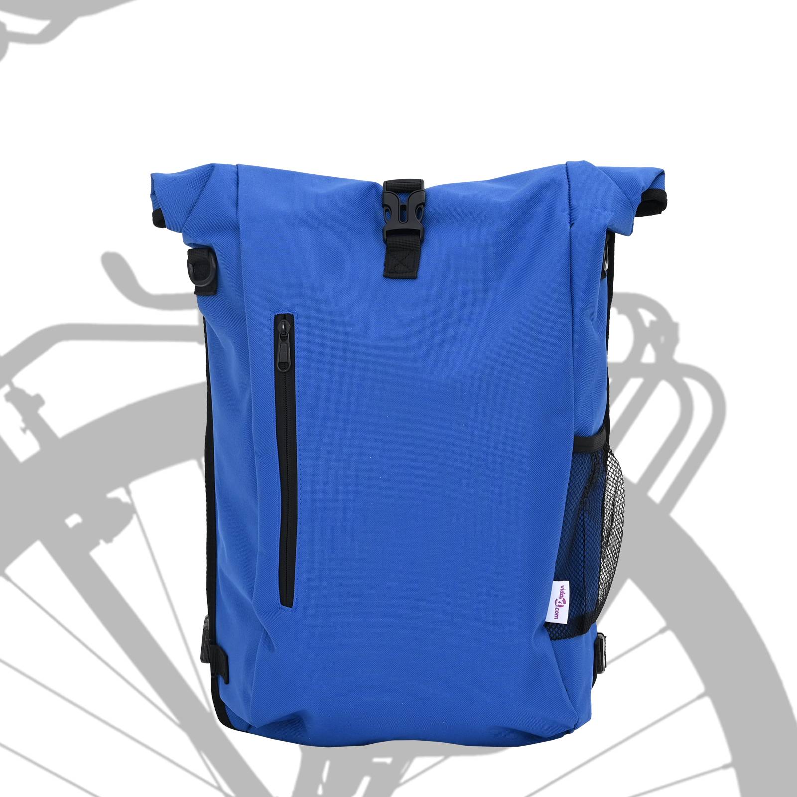 vidaXL Fahrradtasche für Gepäckträger 20 L Blau 31x13x58 cm