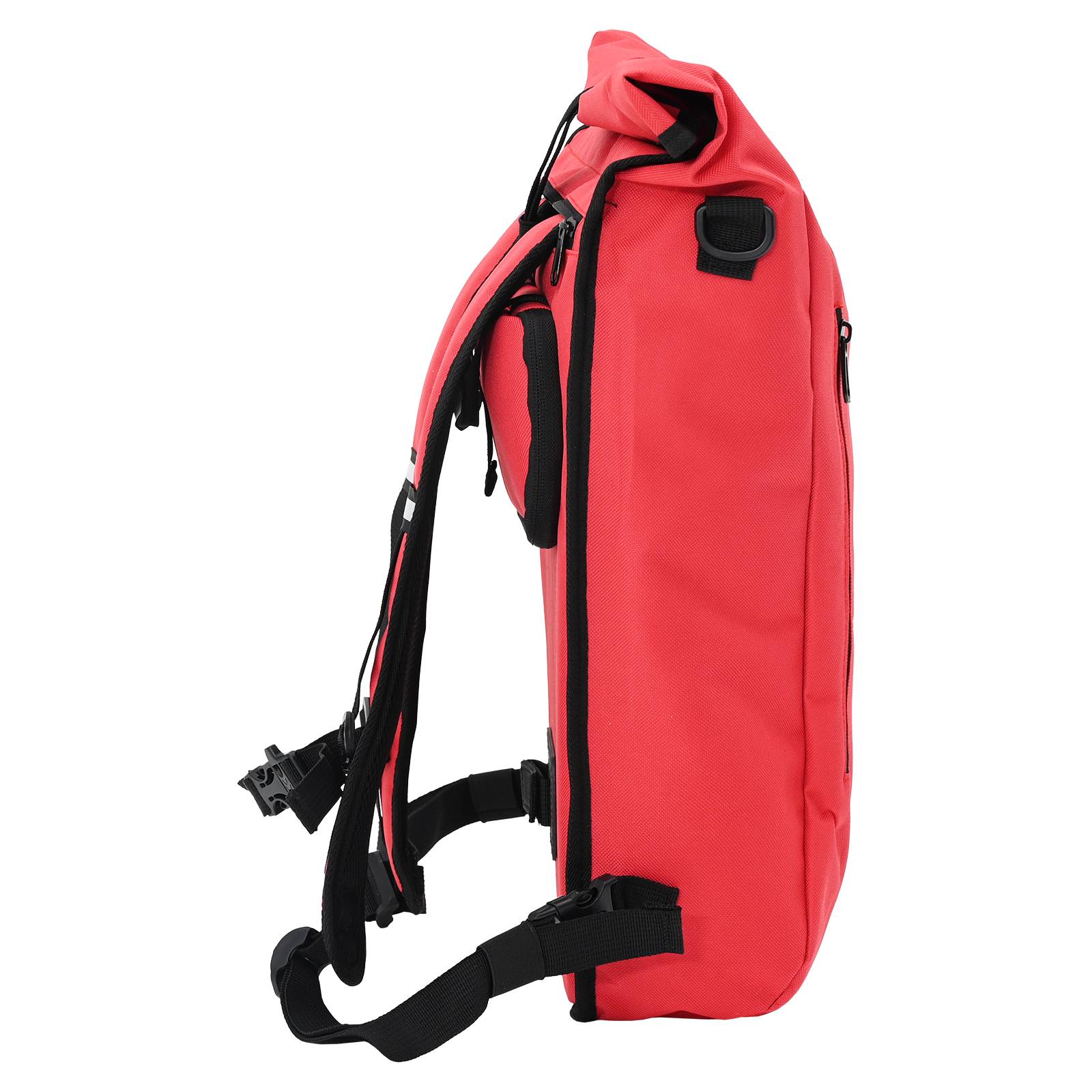 vidaXL Fahrradtasche für Gepäckträger 20 L Rot 31x13x58 cm