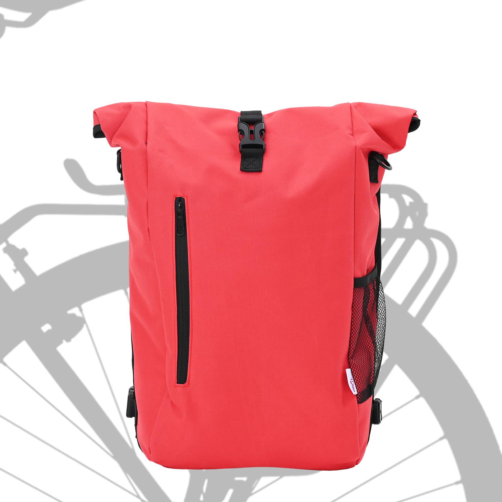 vidaXL Fahrradtasche für Gepäckträger 20 L Rot 31x13x58 cm