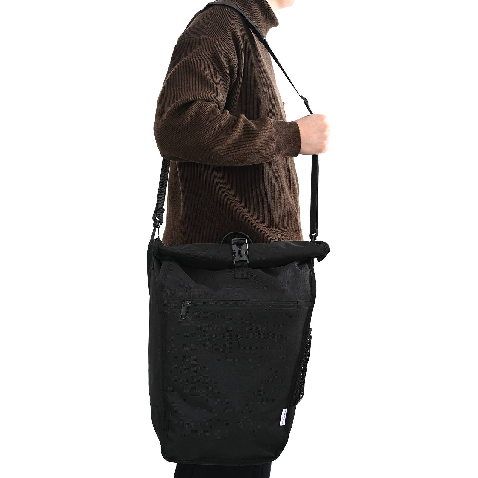 vidaXL Fahrradtasche für Satteltasche 20L Schwarz 34x16x59 cm