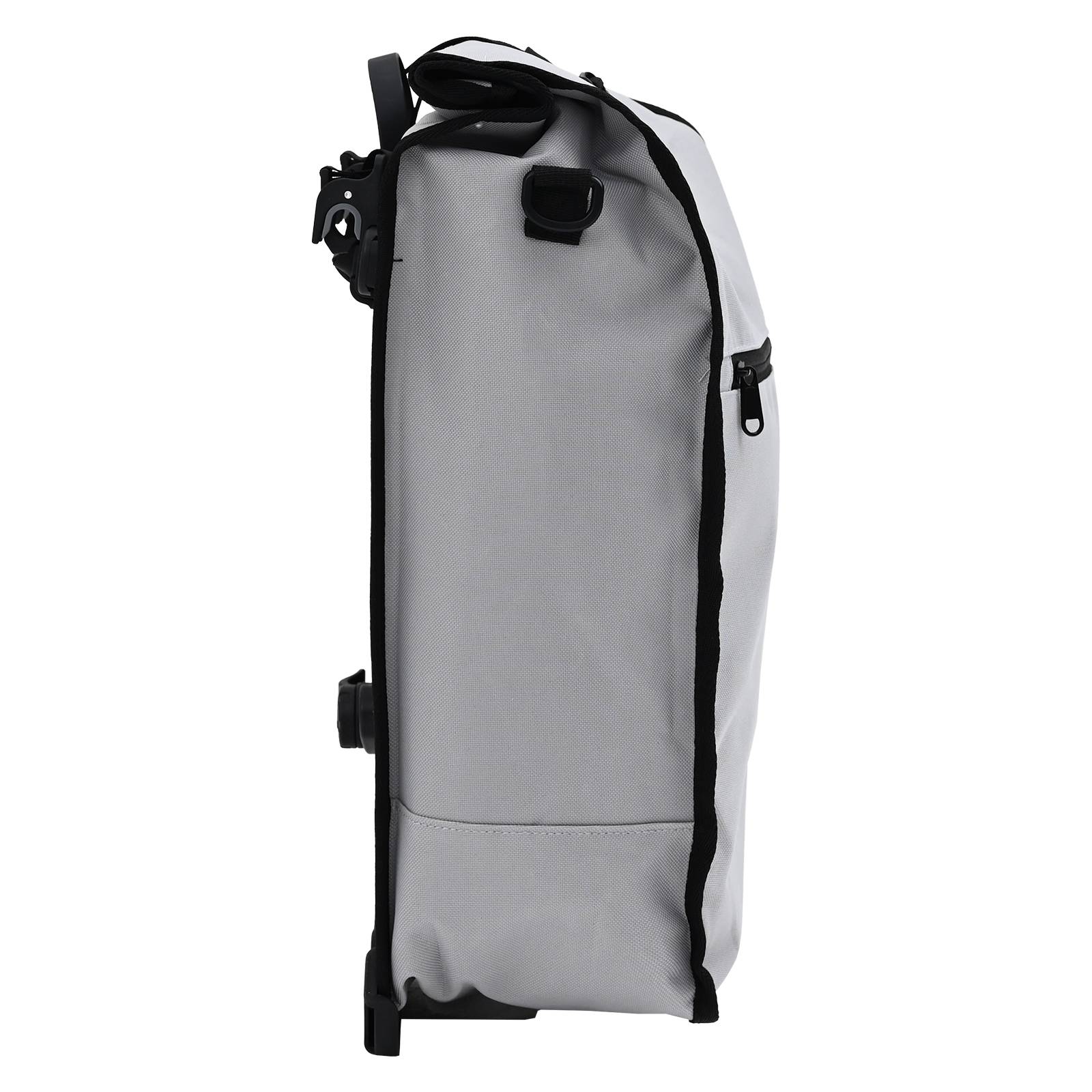 vidaXL Fahrradtasche für Pannier Rack 20 L Grau 34x16x59 cm