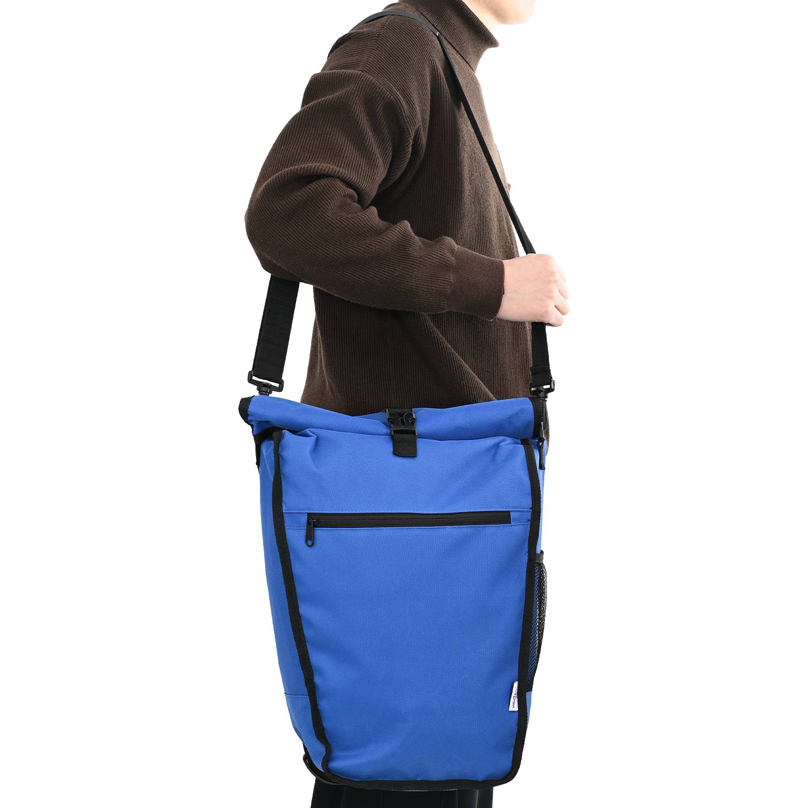 vidaXL Fahrradtasche für Sattelträger 20L Blau 34x16x59 cm