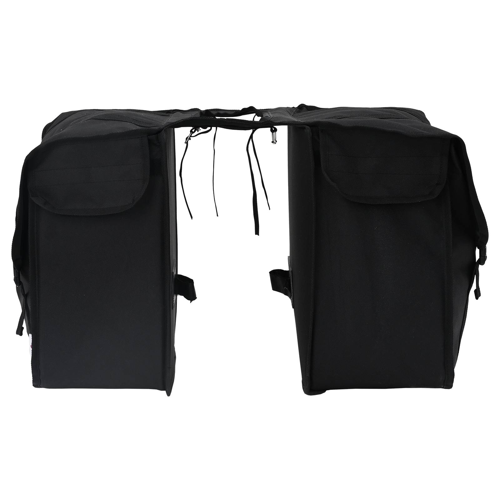 vidaXL Doppelte Fahrradtasche 48 L Schwarz
