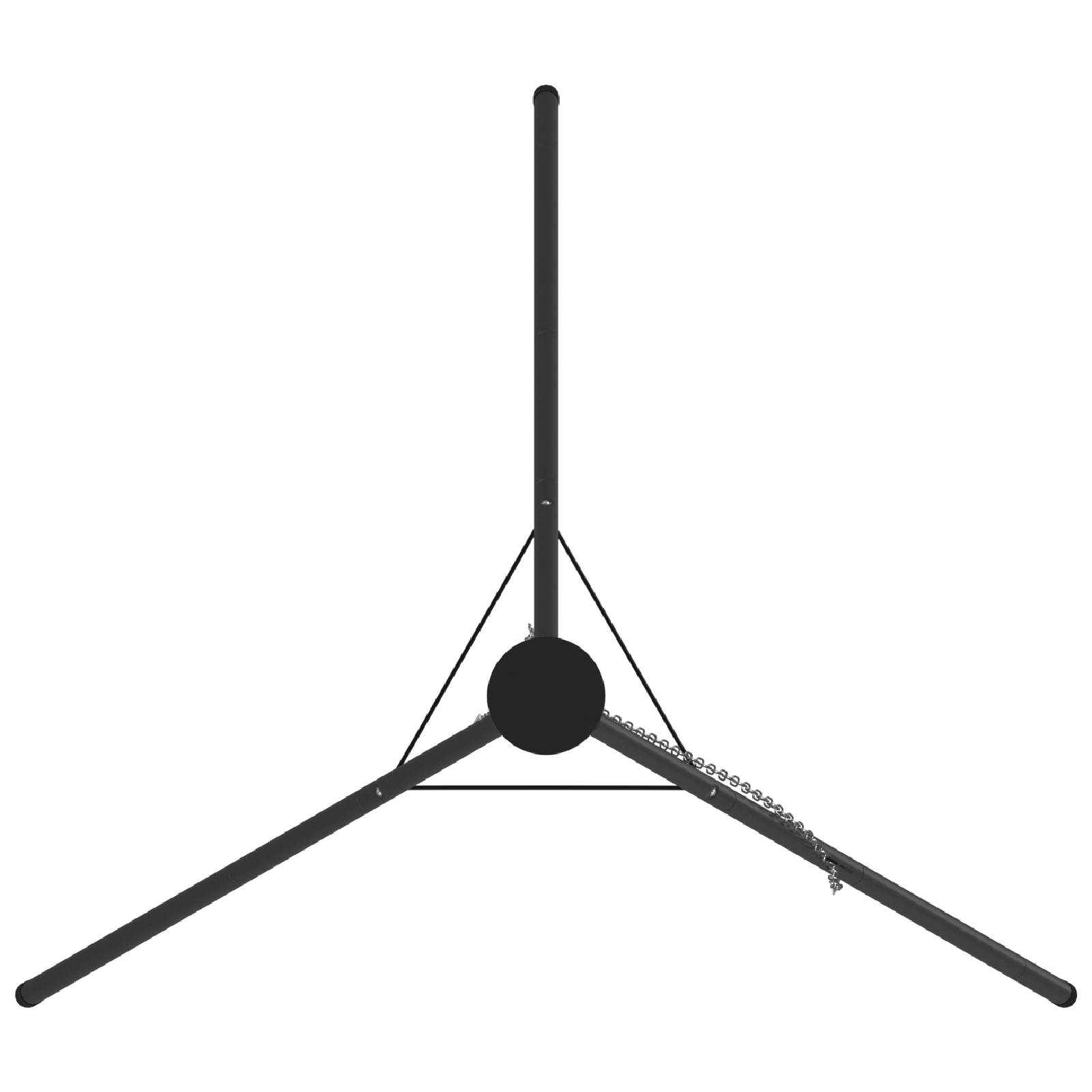 vidaXL Lagerfeuer Kochtripod 150 cm Höhe Stahl
