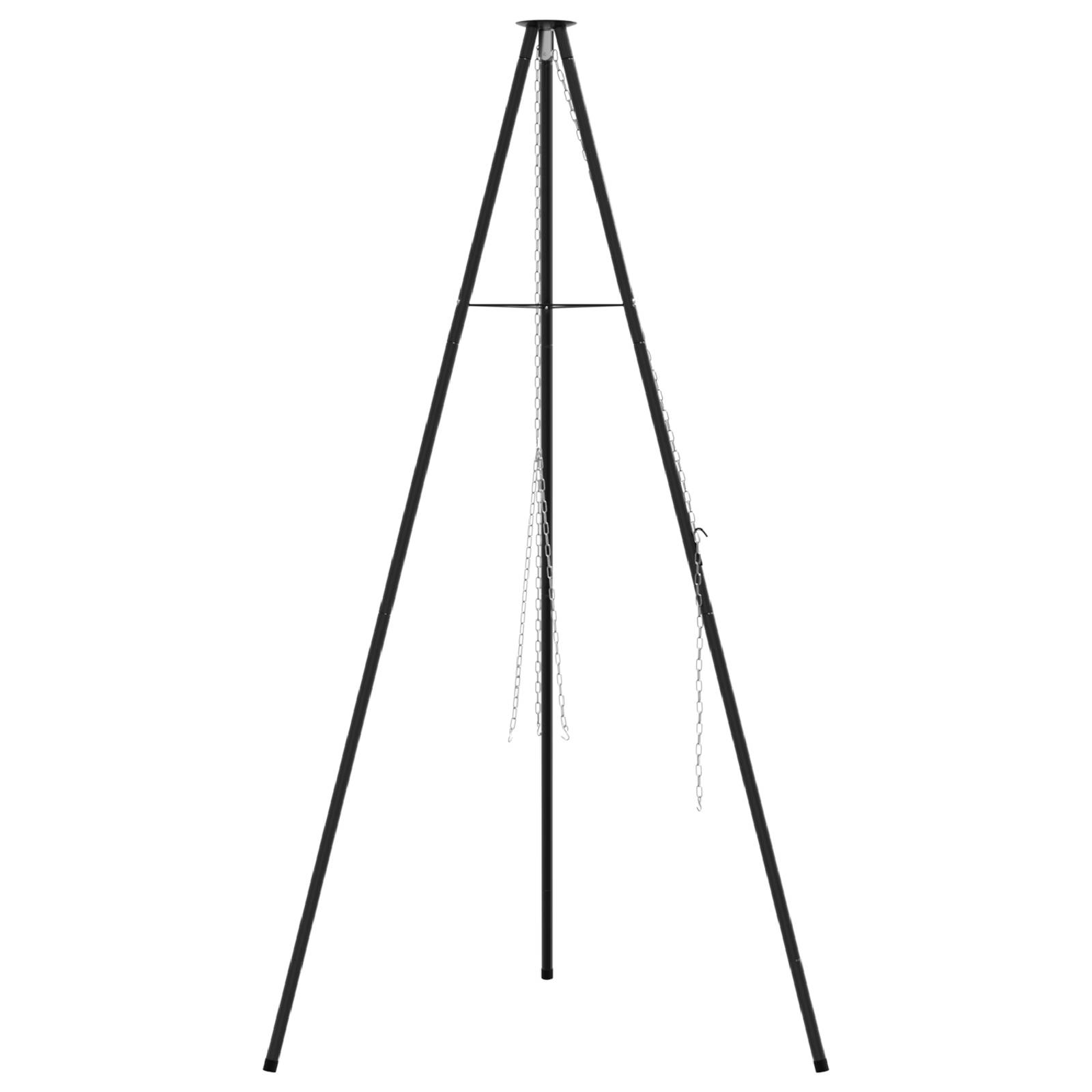 vidaXL Lagerfeuer Kochtripod 150 cm Höhe Stahl
