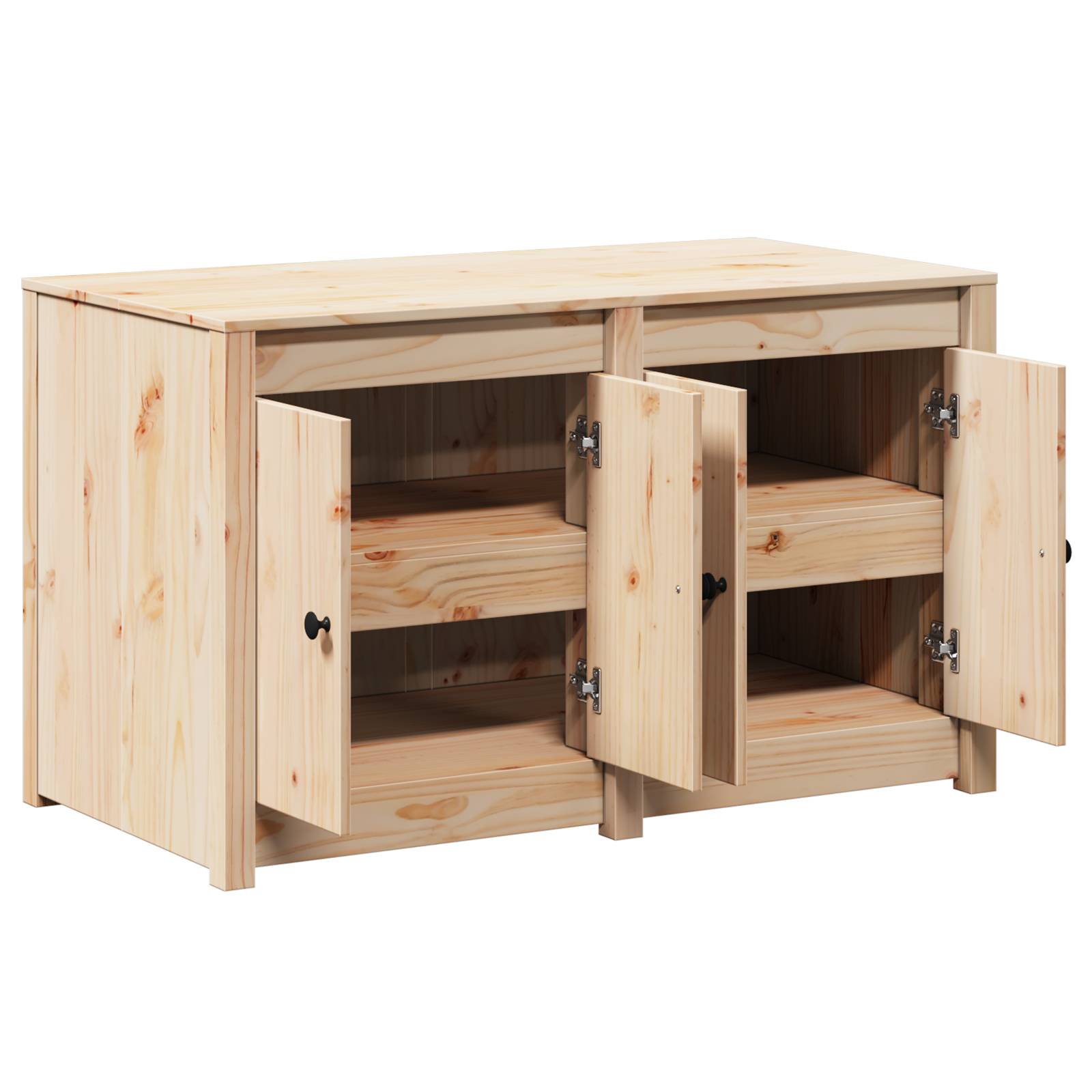 vidaXL Außenschrank für die Küche 106x55x64 cm Massivholz Kiefer