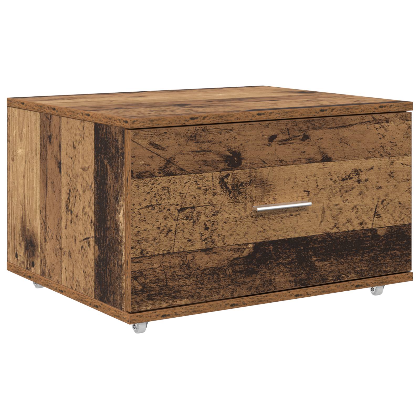 vidaXL Schubladenschrank Altes Holz Spanplatte Mittel Schubladenschrank