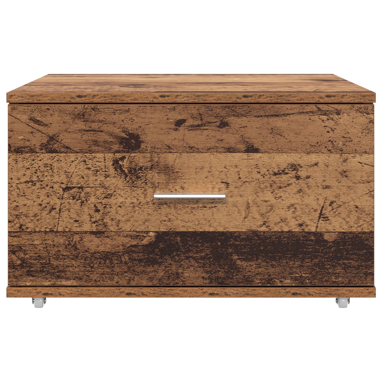 vidaXL Schubladenschrank Altes Holz Spanplatte Mittel Schubladenschrank