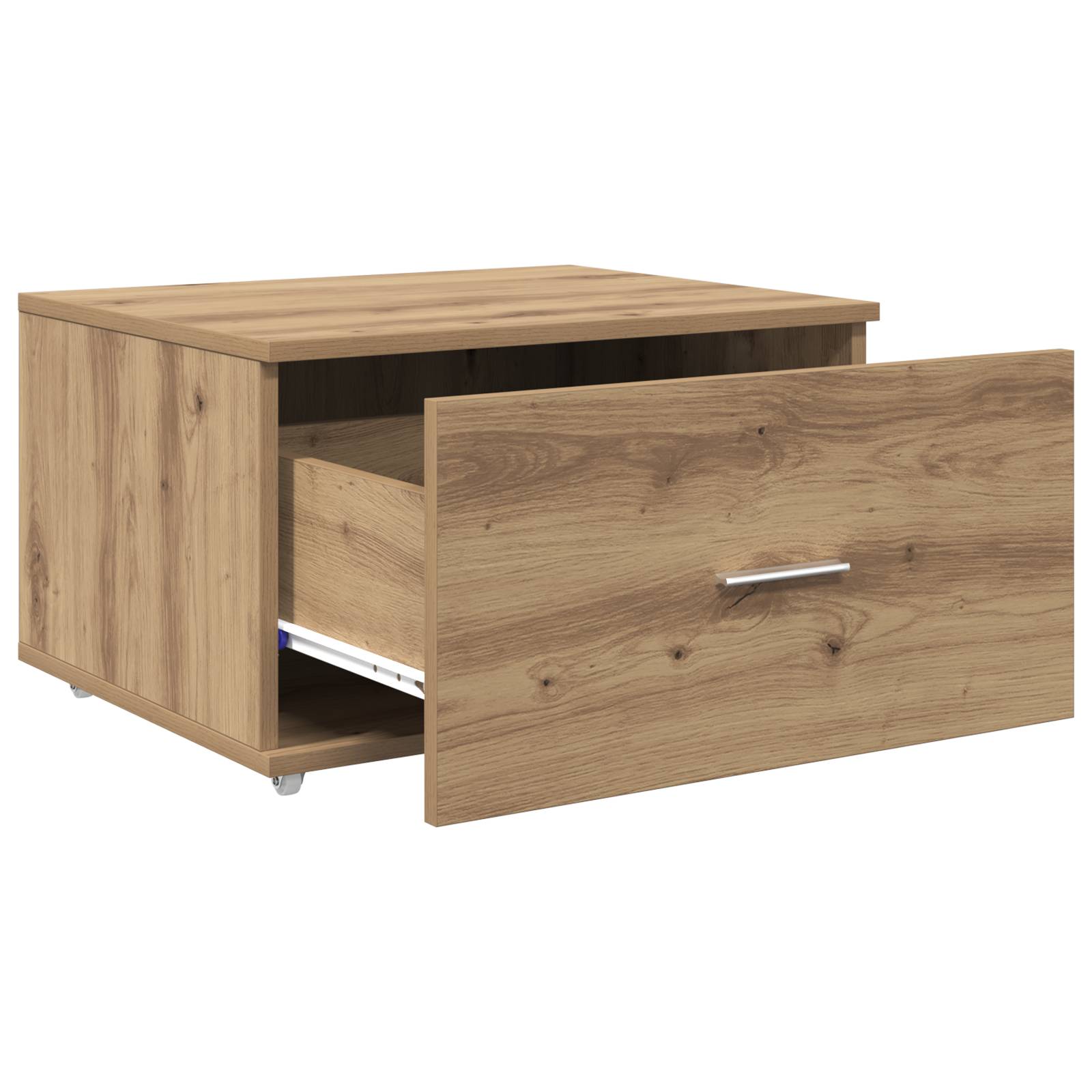 vidaXL Schubladen-Schrank Artisan Eiche Spanplatte, Laminat Mittel