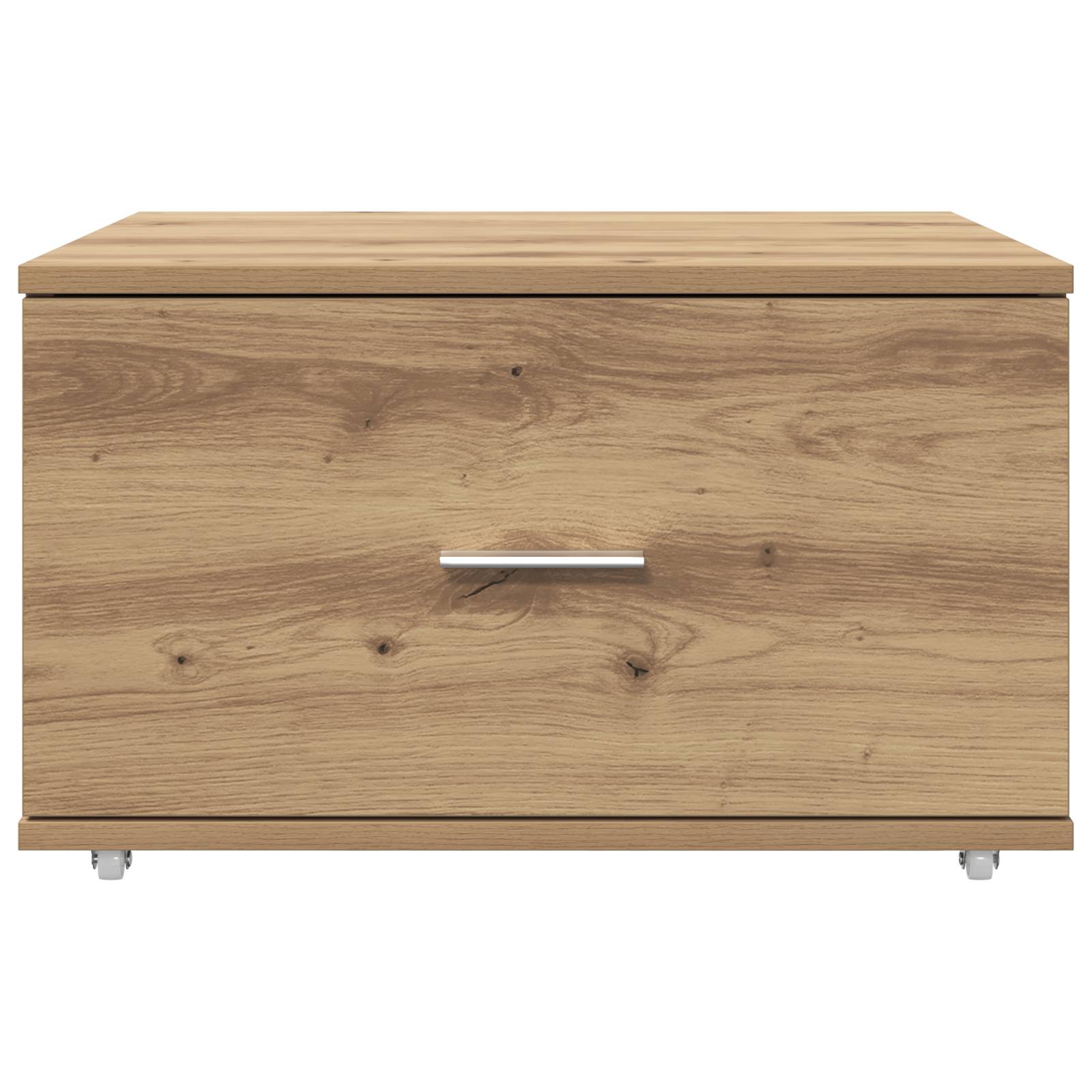 vidaXL Schubladen-Schrank Artisan Eiche Spanplatte, Laminat Mittel