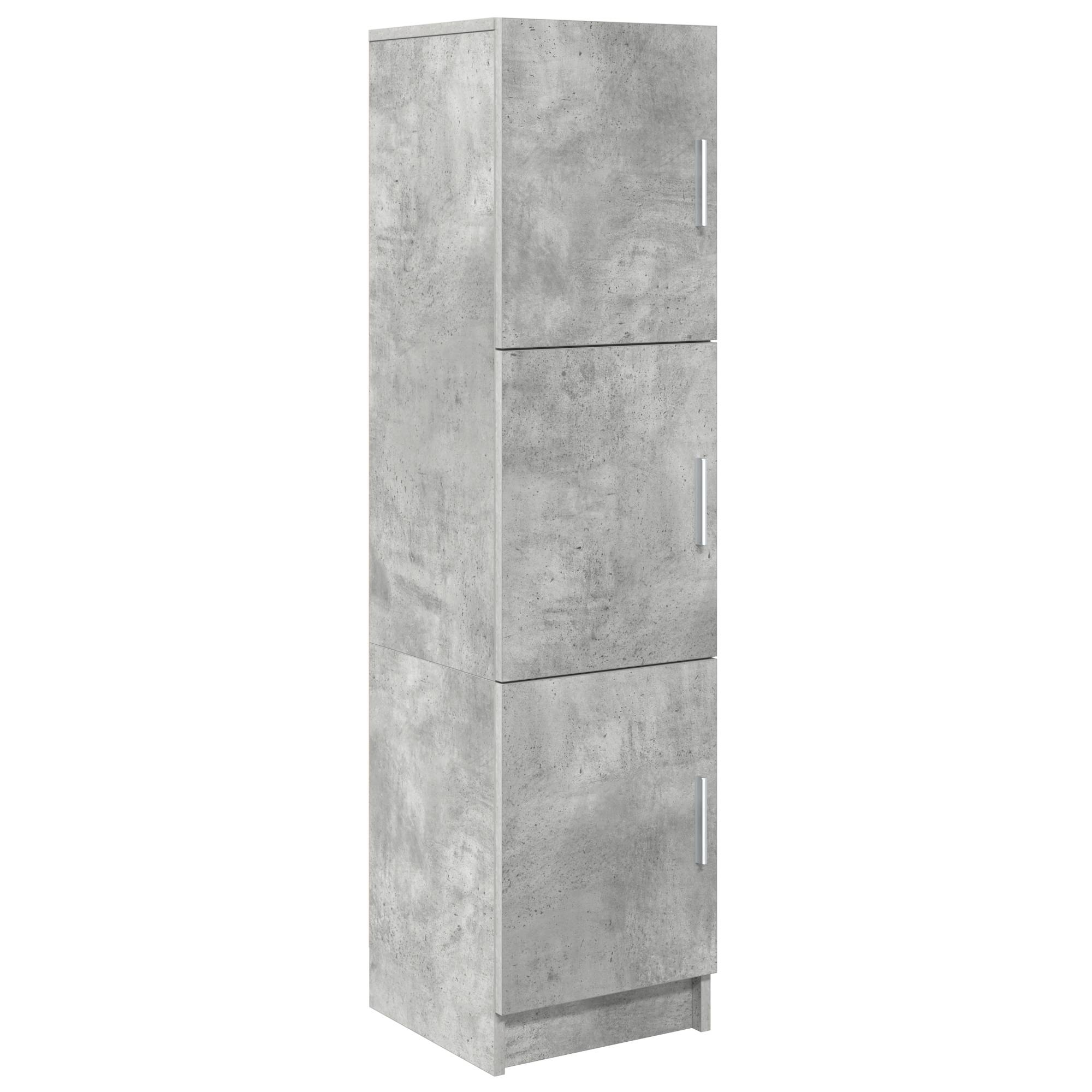 vidaXL Graues Sideboard Beton Grau Spanplatte Groß Sideboard