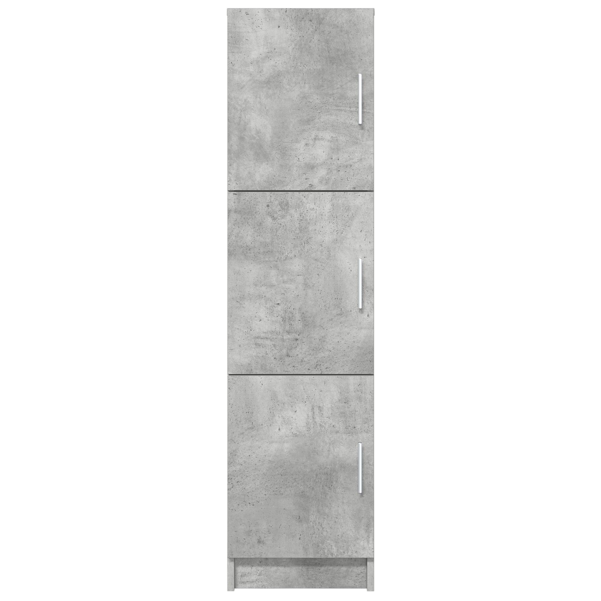 vidaXL Graues Sideboard Beton Grau Spanplatte Groß Sideboard