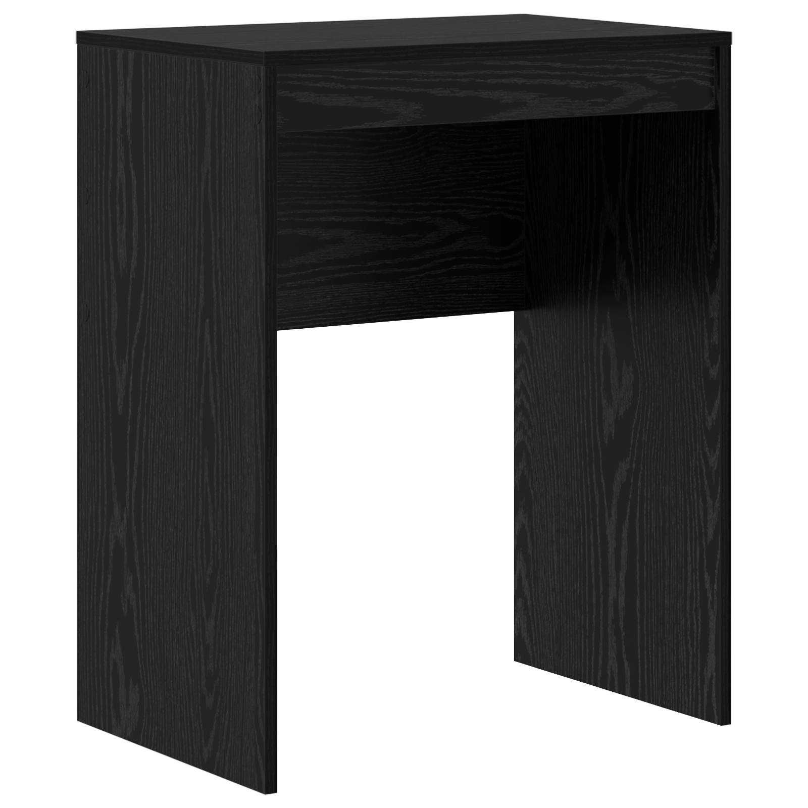 vidaXL Schreibtisch mit Stauraum schwarzes Eichenholz