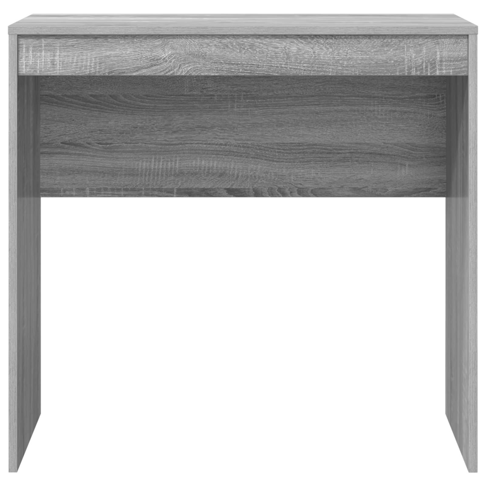 vidaXL Schreibtisch Grau Sonoma Holzwerkstoff 80 x 40 x 76 cm Einfach