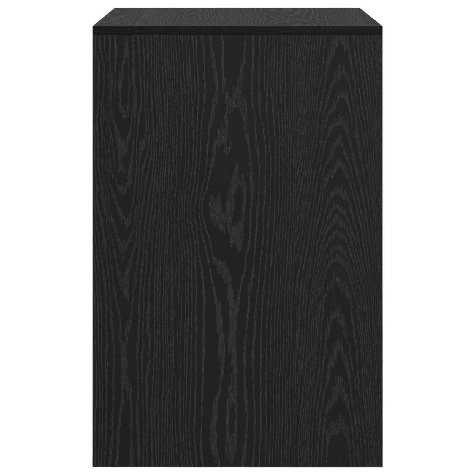 vidaXL Schreibtisch Eichenholz-Schwarz Spanplatte 60 x 50 x 76 cm