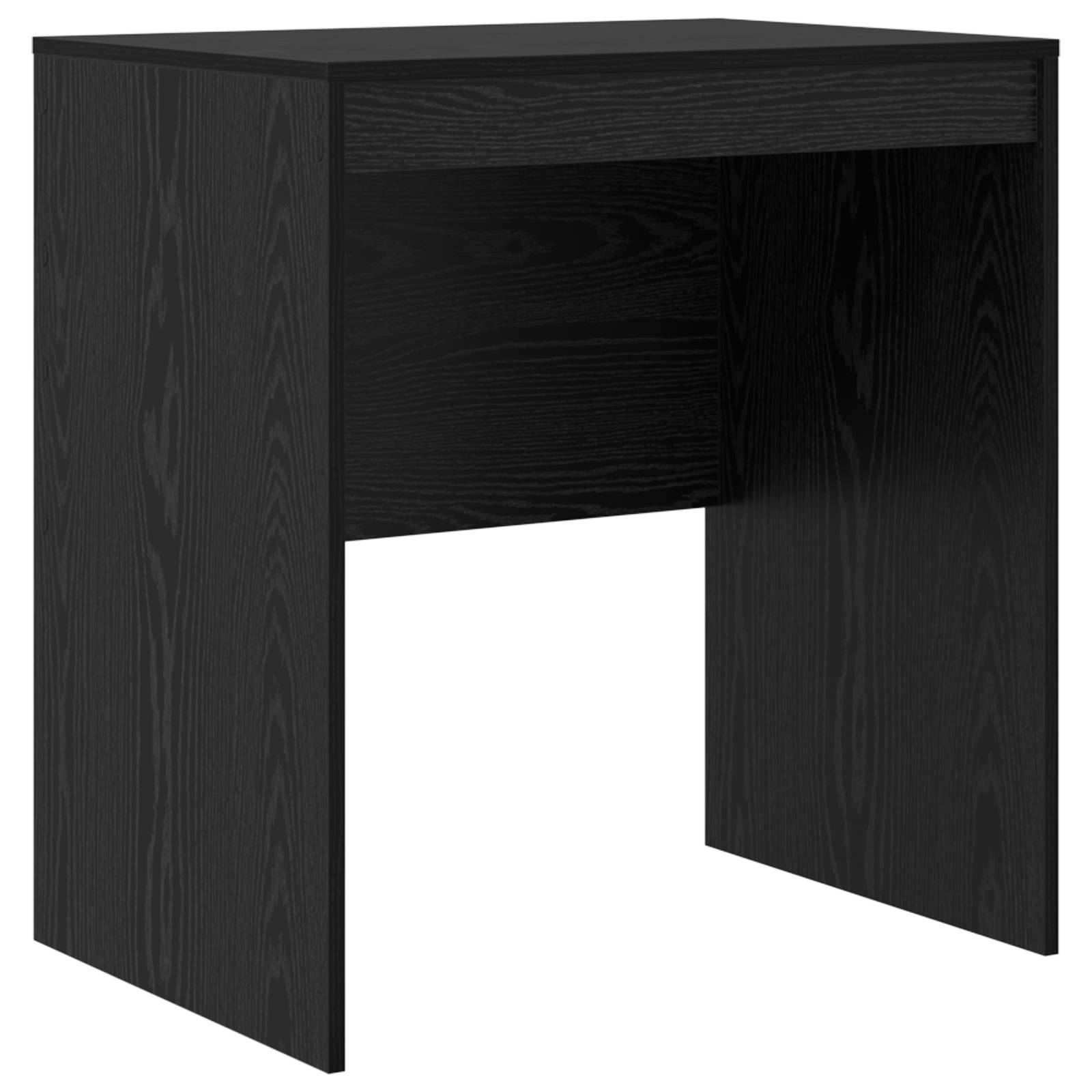 vidaXL Schreibtisch Schwarzes Eichenholz Holzwerkstoff 70 x 50 x 76 cm