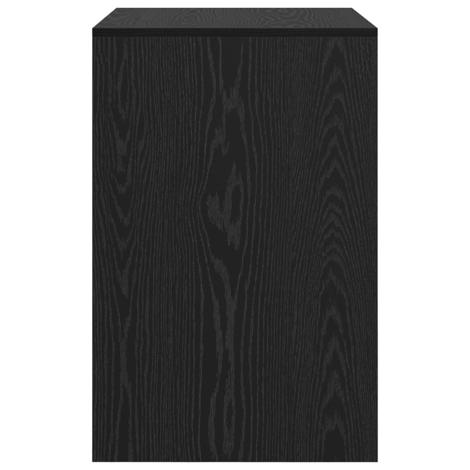 vidaXL Schreibtisch Schwarzes Eichenholz Holzwerkstoff 70 x 50 x 76 cm