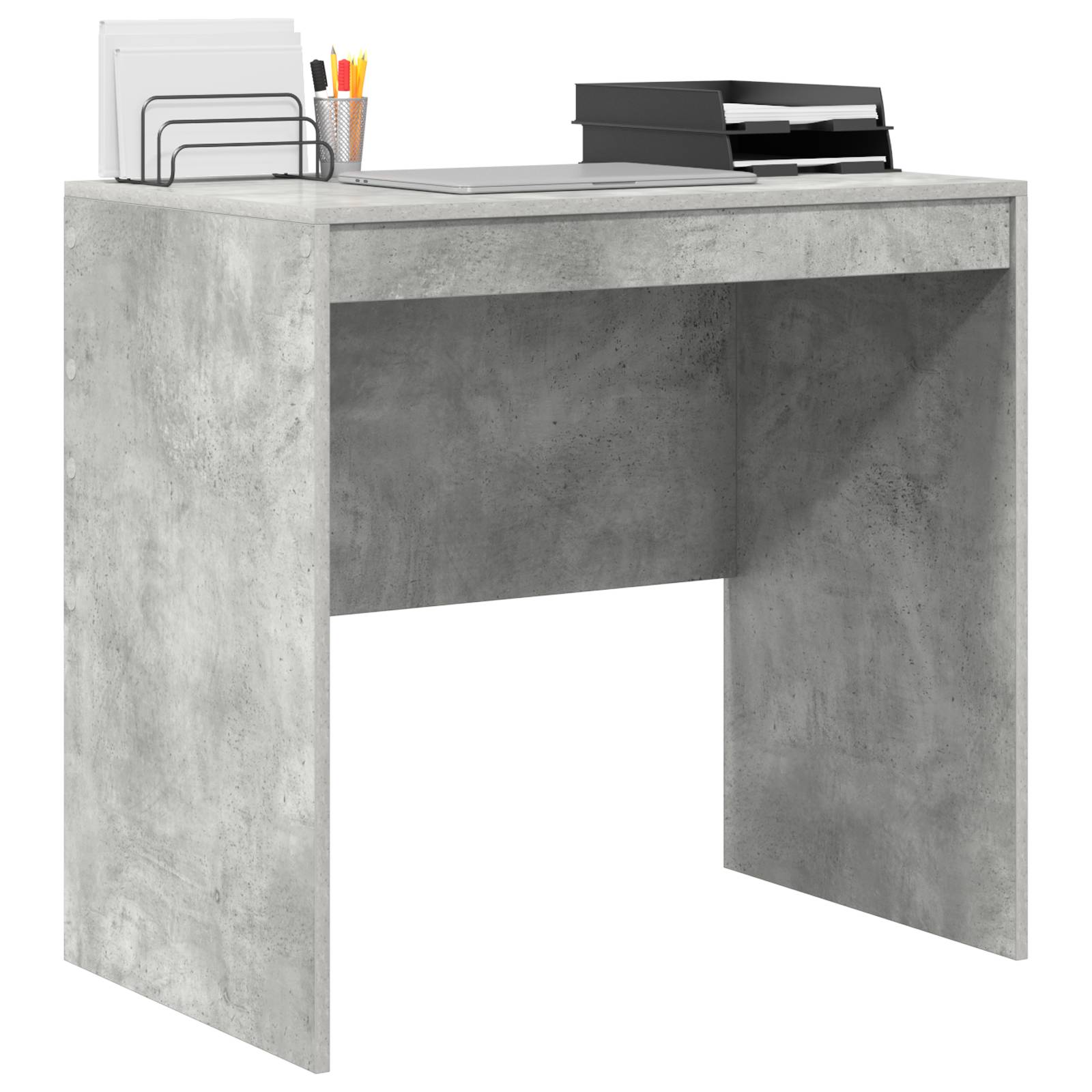 vidaXL Schreibtisch Beton Grau 80x50x76 cm Spanplatte
