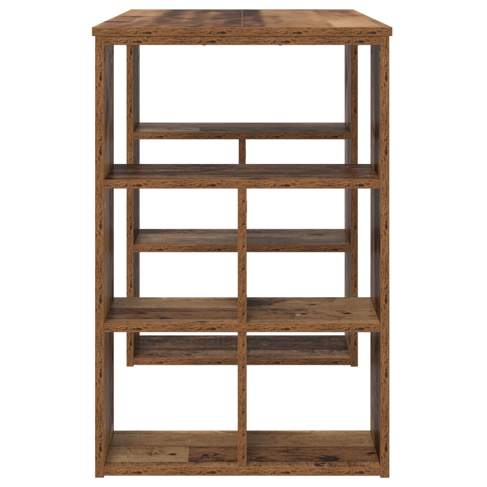 vidaXL Eckschreibtisch Old Wood Massivholz Altholz Mittel