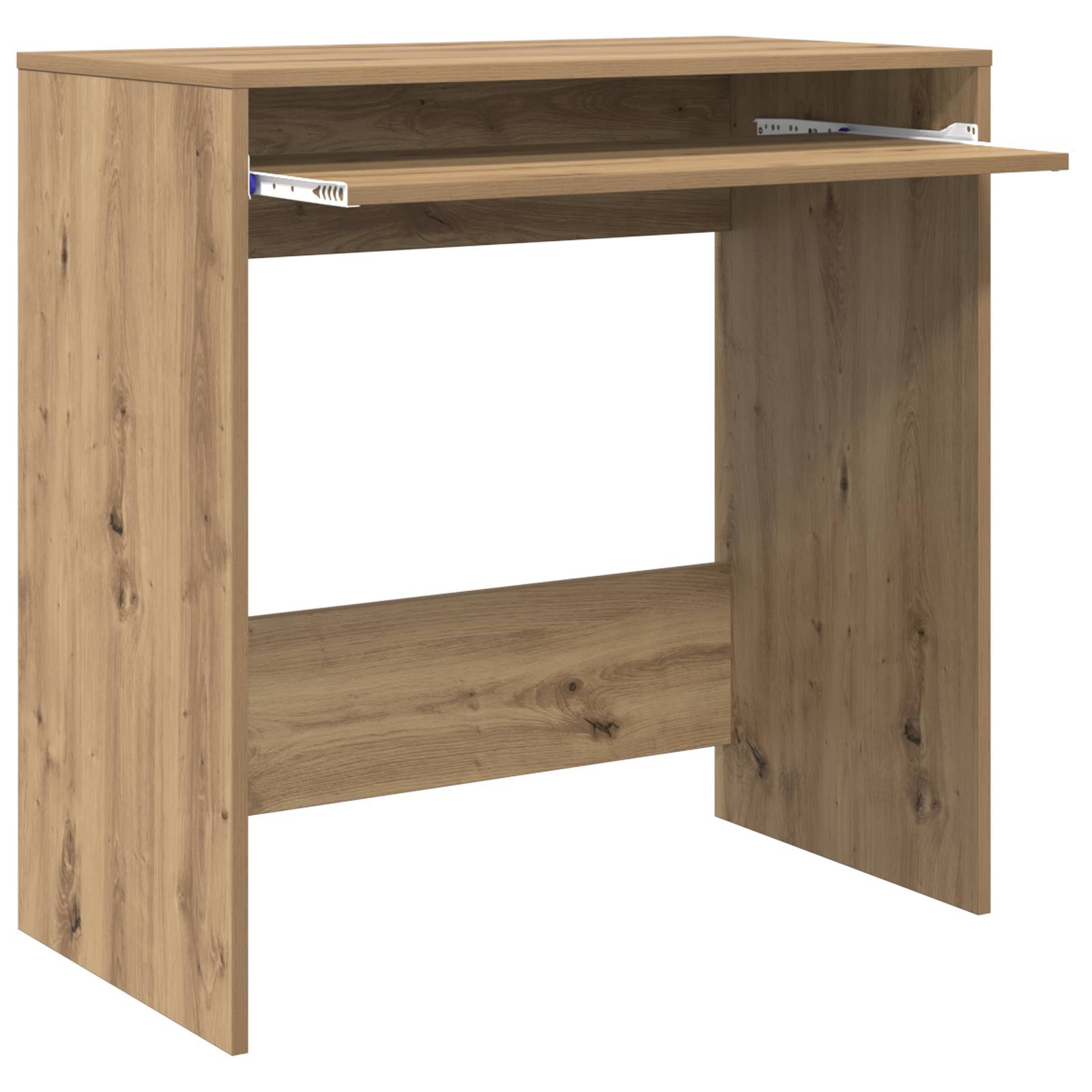 vidaXL Computertisch Artisan Eiche Holzwerkstoff Standard Einfach