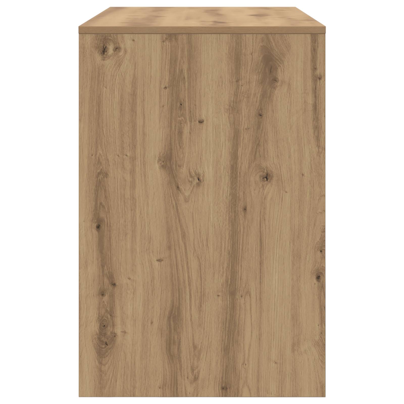 vidaXL Schreibtisch Artisan Eiche Spanplatte Mittel Schlank