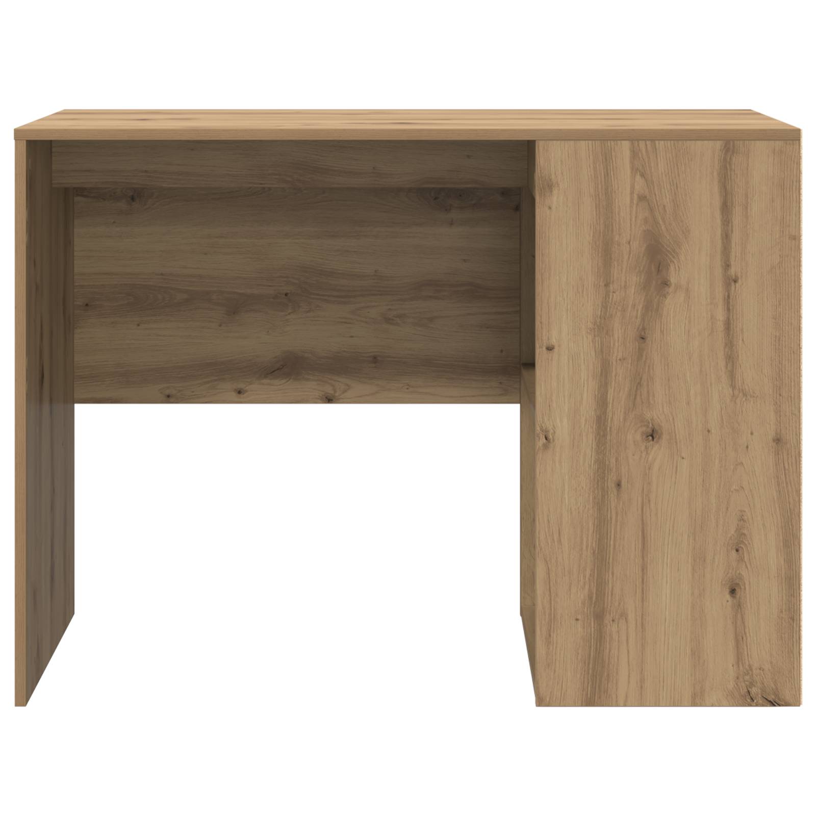 vidaXL Schreibtisch Artisan Eiche Spanplatte Mittel Schlank
