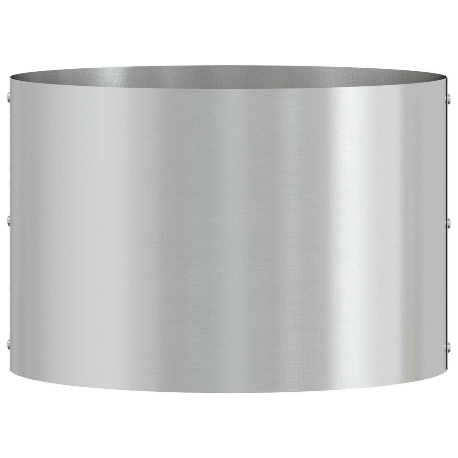 vidaXL Verzinkter Metalltopf Verzinkt Verzinktes Metall 30 cm Durchmesser