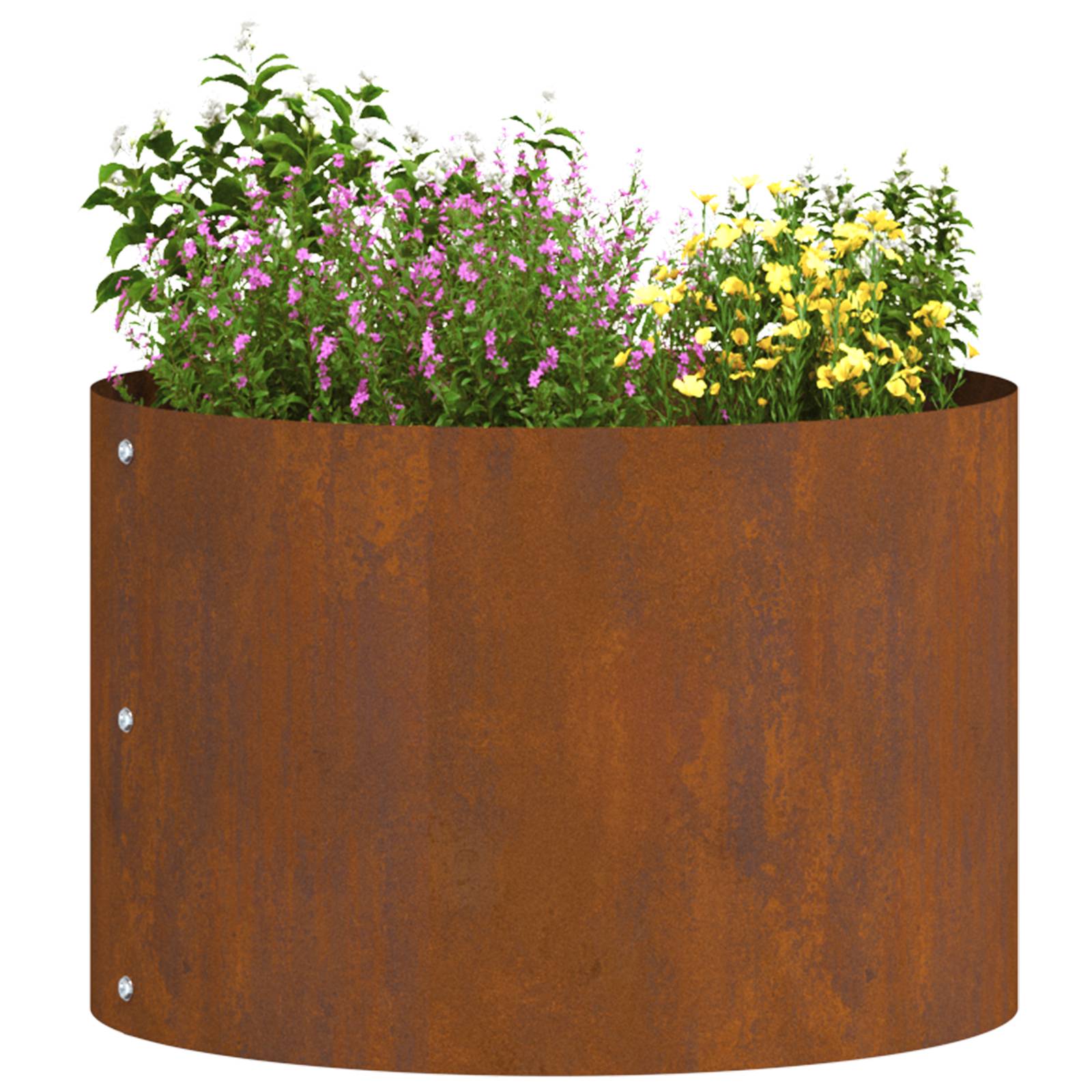 vidaXL Corten Stahl Pflanzkübel Cortenstahl Corten Stahl Medium