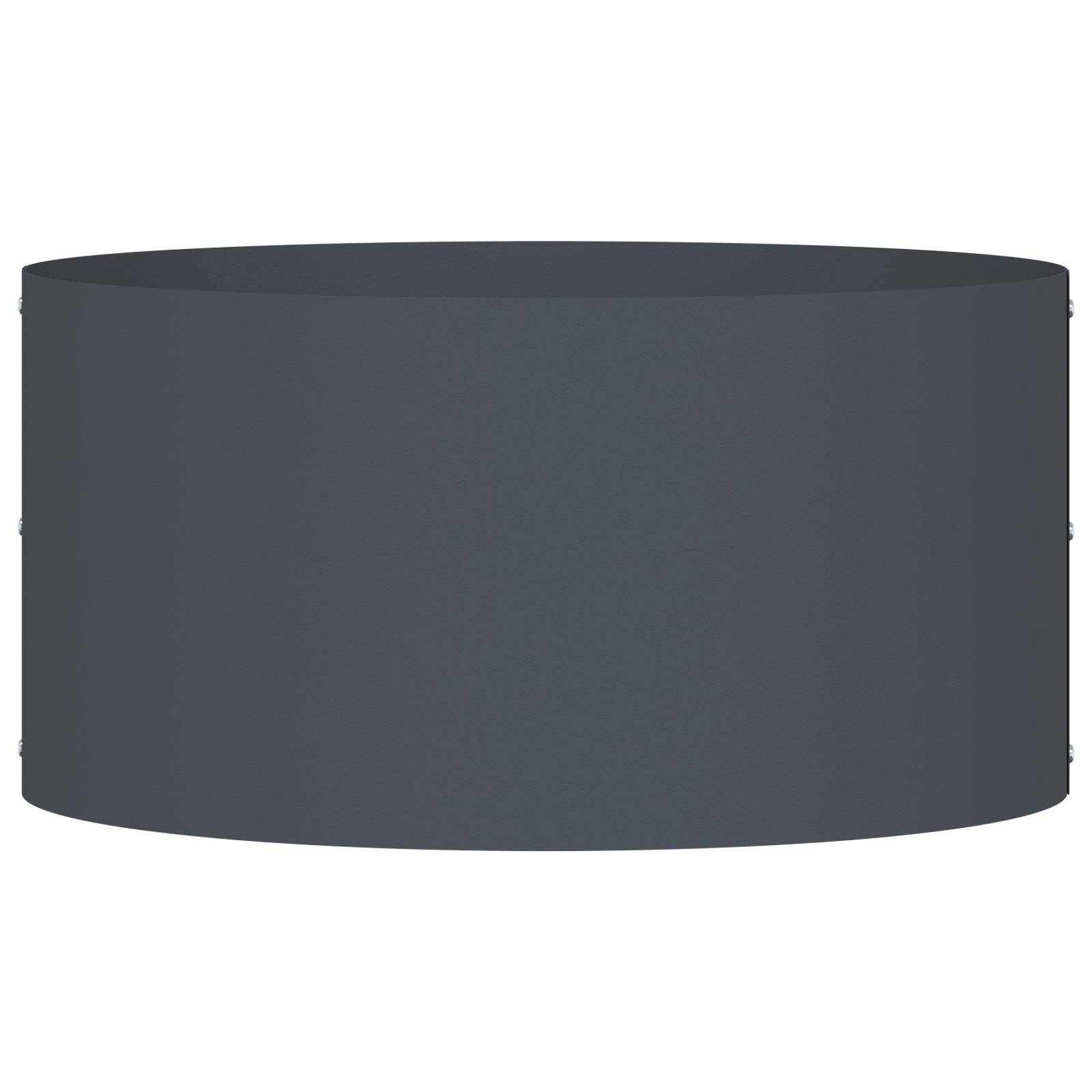 vidaXL Anthrazit Metalltopf Anthrazit Metall 40 cm Durchmesser Langlebig