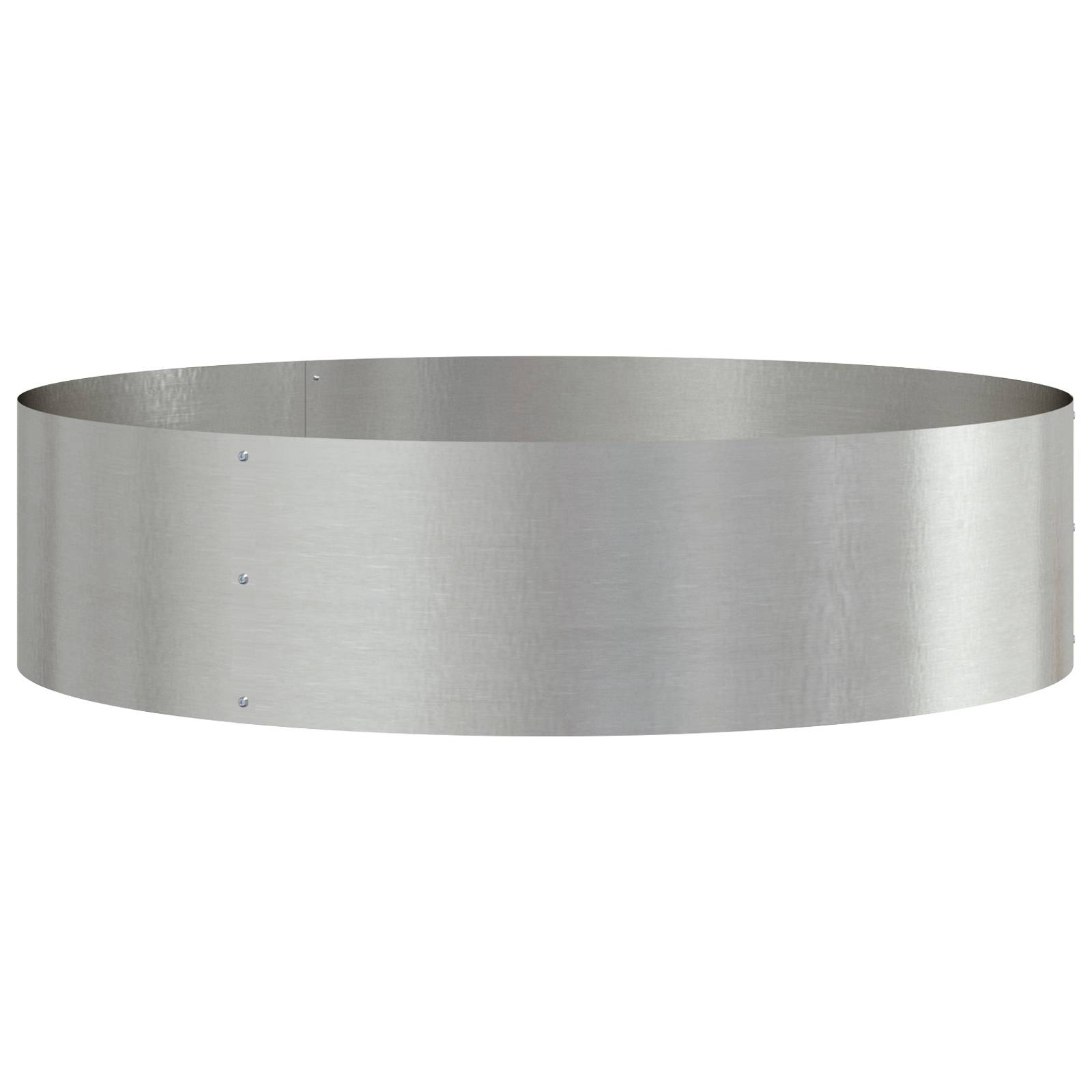 vidaXL Edelstahl Topf Edelstahl Groß Edelstahl Pflanzer Rund Modern