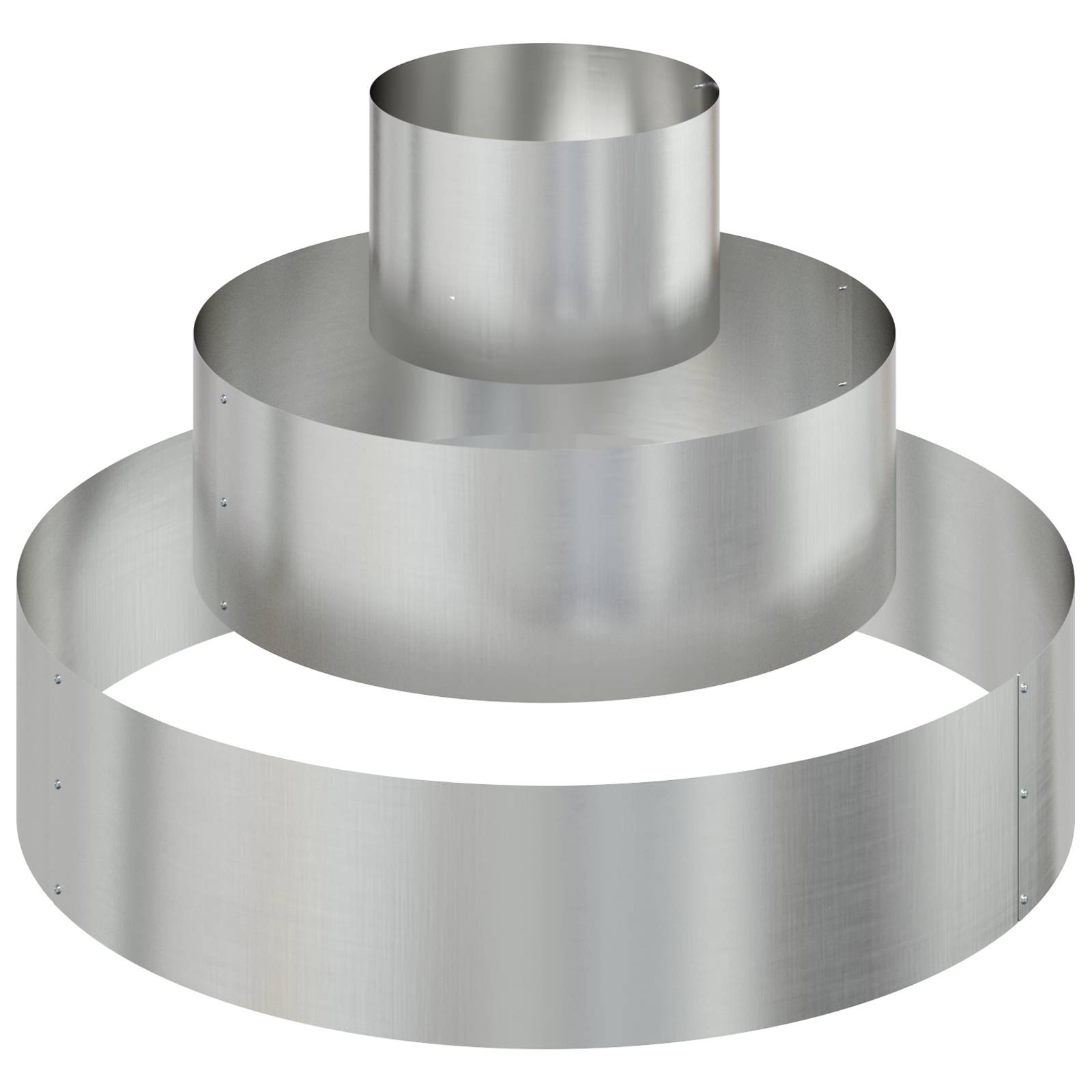 vidaXL Metallpflanzgefäß Verzinkter Stahl Ø 90 cm Langlebig