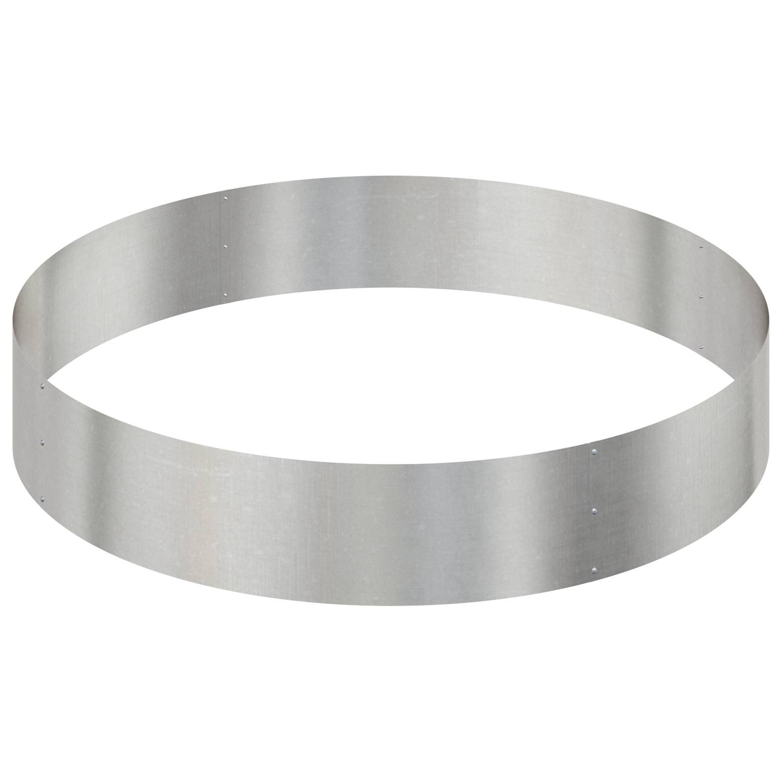 vidaXL Edelstahl Pflanzkübel Edelstahl Ø 120 cm Haltbar Stylisch