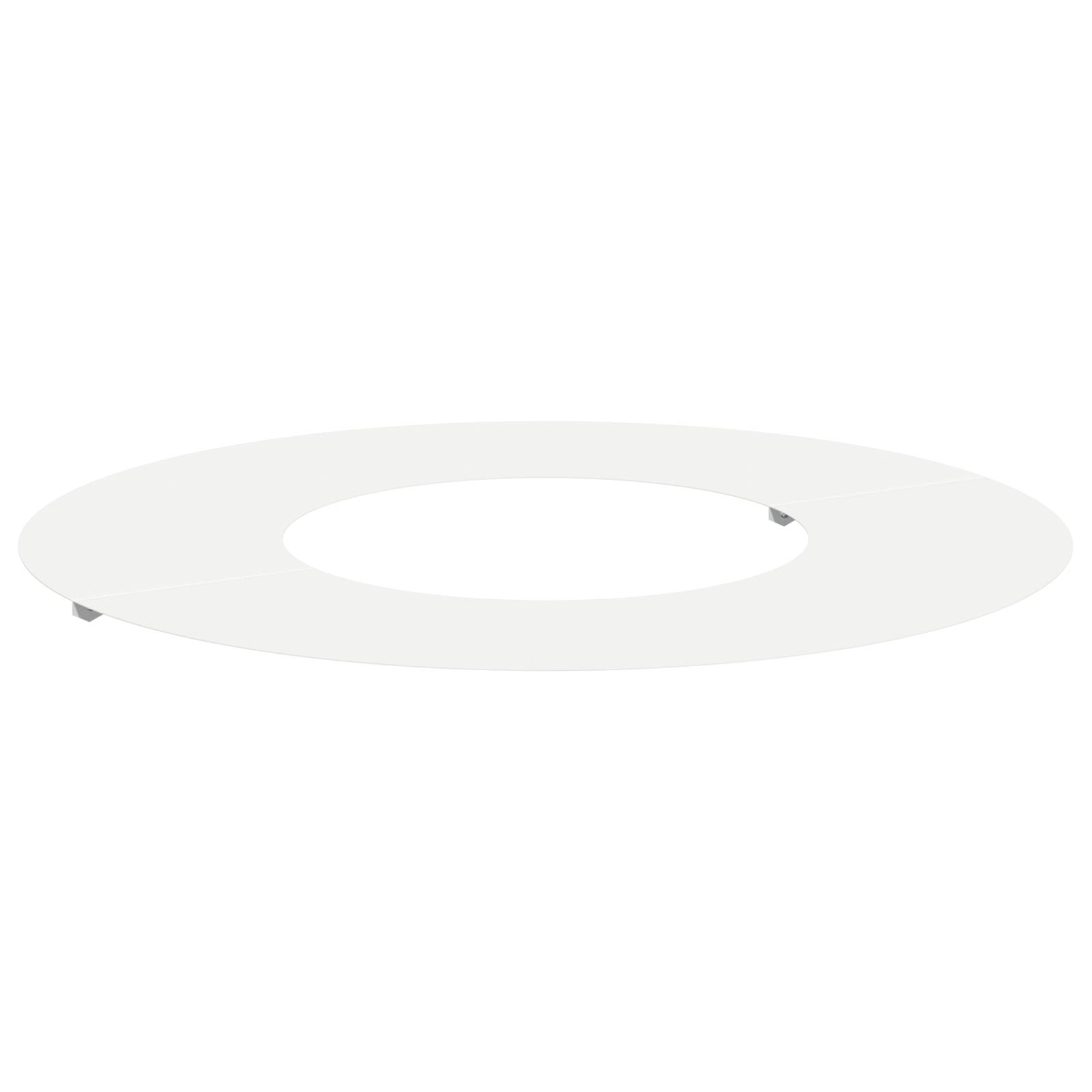 vidaXL Keramik Pflanzer Weiß Keramik Groß Rund Modern