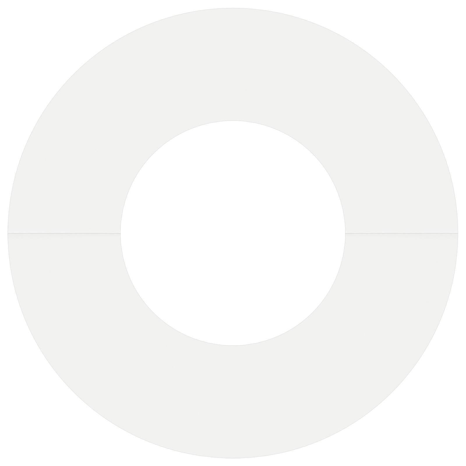 vidaXL Keramik Pflanzer Weiß Keramik Groß Rund Modern