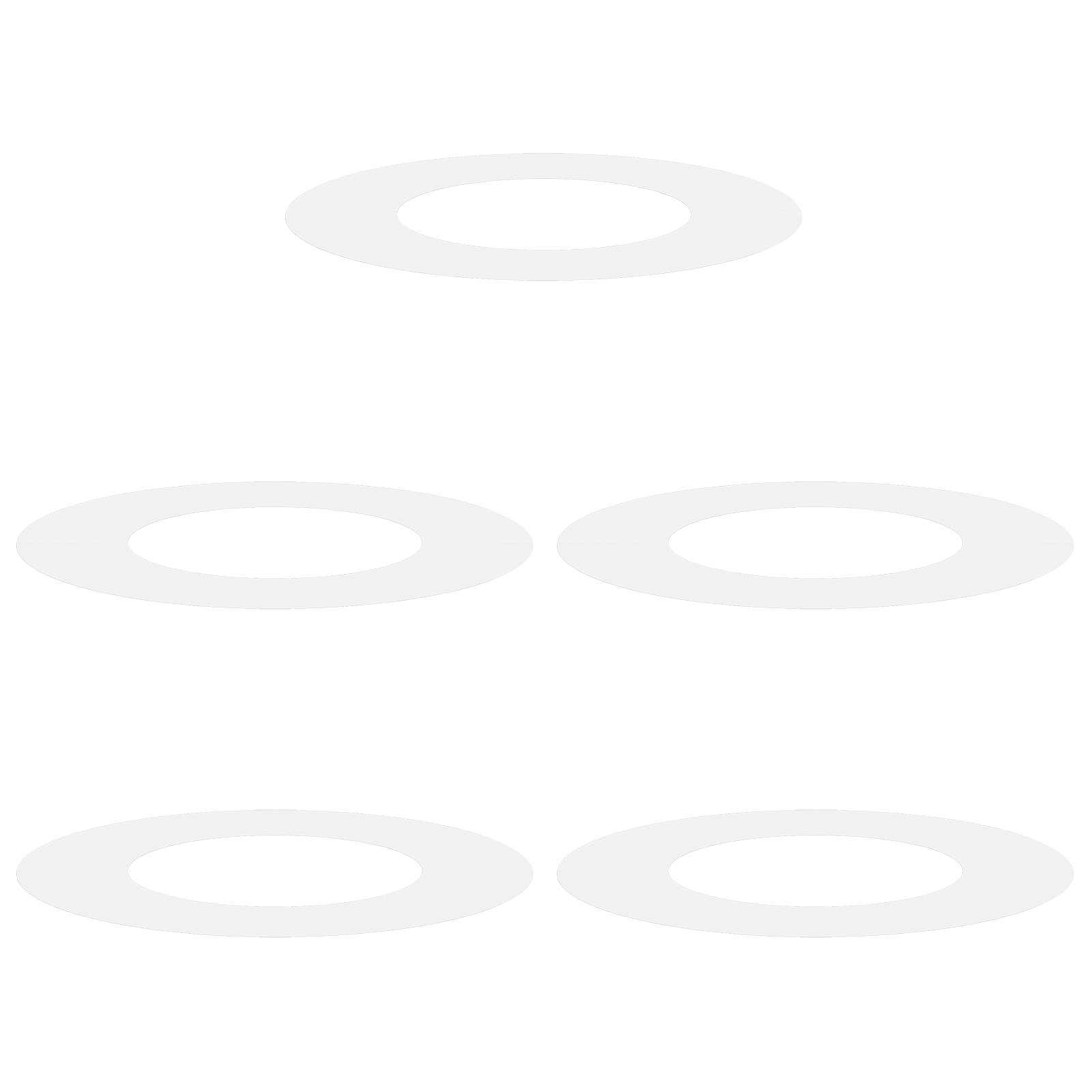 vidaXL Kunststoff Pflanzkübel Weiß Kunststoff Mittel Langlebig