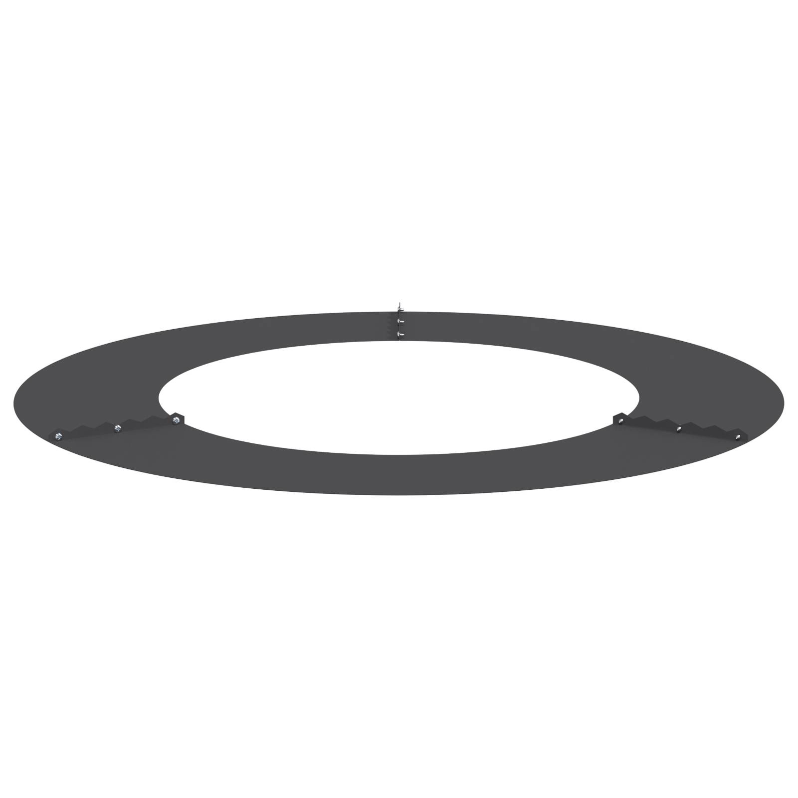 vidaXL Kunststoff Pflanzer Schwarz Kunststoff Groß Rund Modern