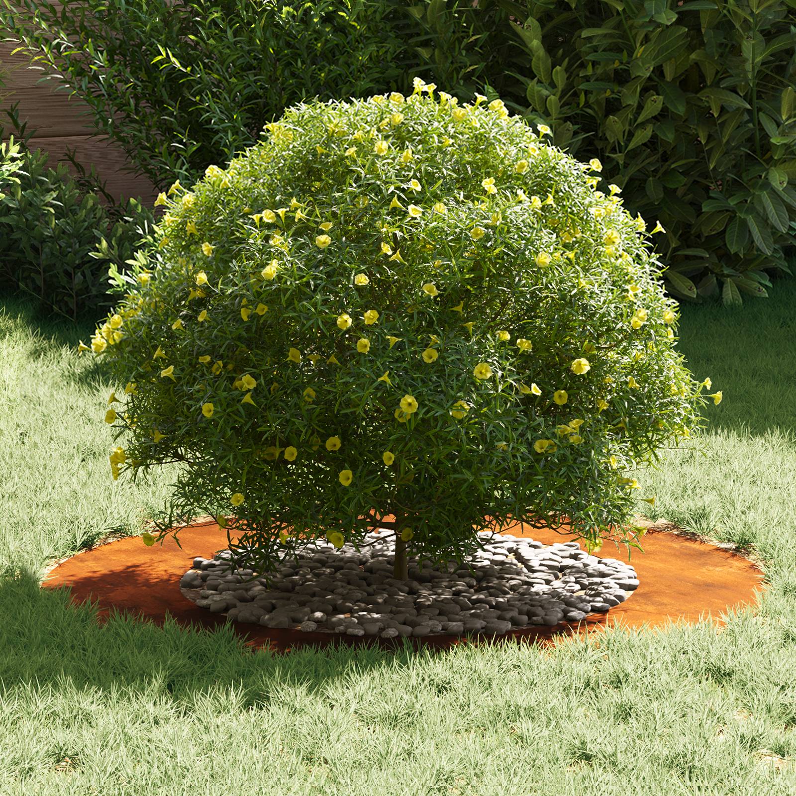 vidaXL Cortenstahl Pflanzer Cortenstahl Groß Dekorative Einsätze