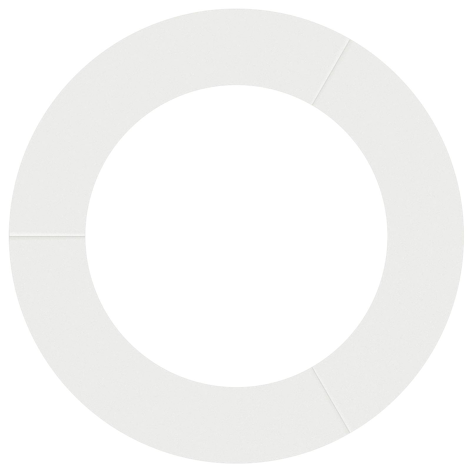 vidaXL Weiße Pflanzkübel Weiß Kunststoff Groß Zusammenklappbar