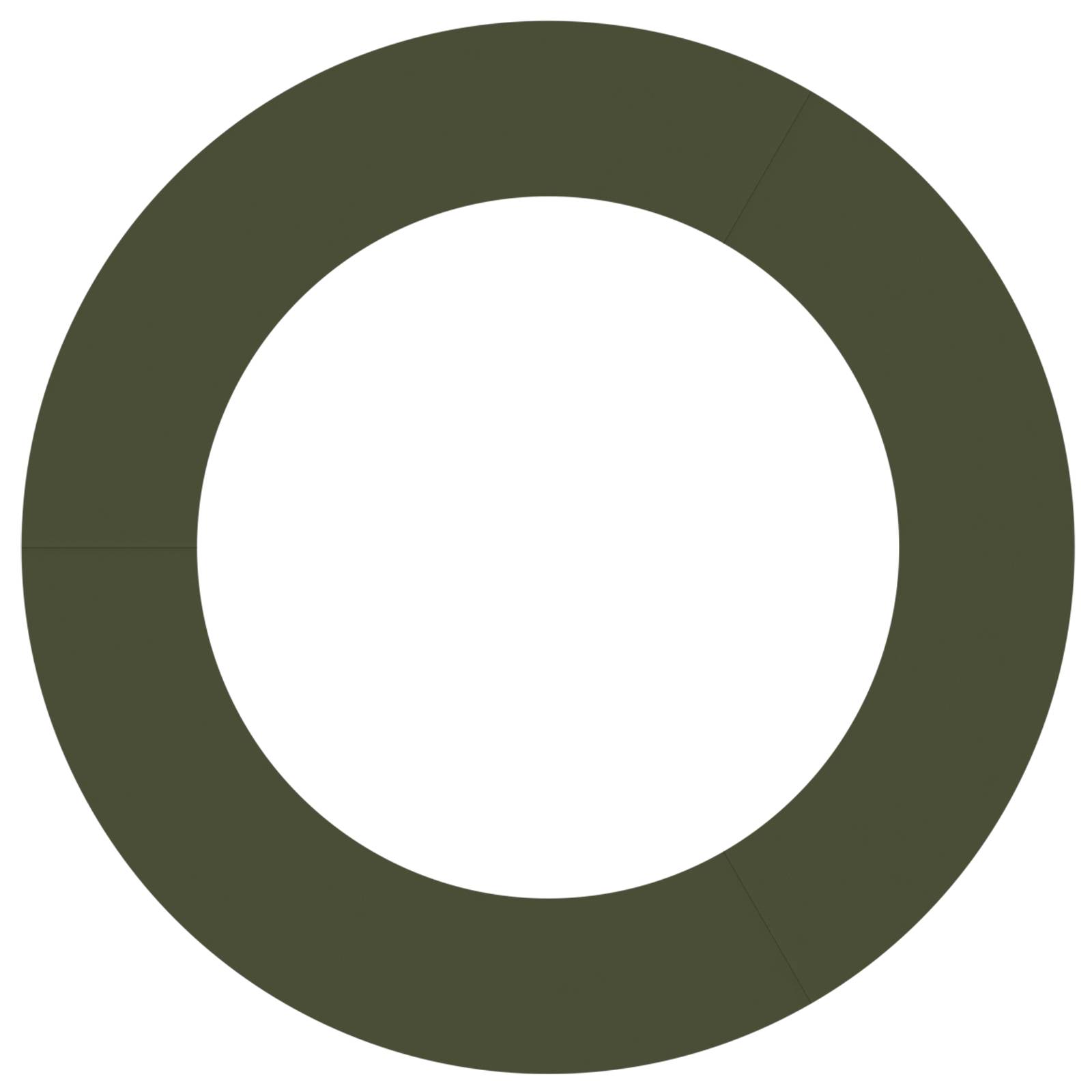 vidaXL Keramikpflanzer Olivgrün Keramik Groß Pflanzer