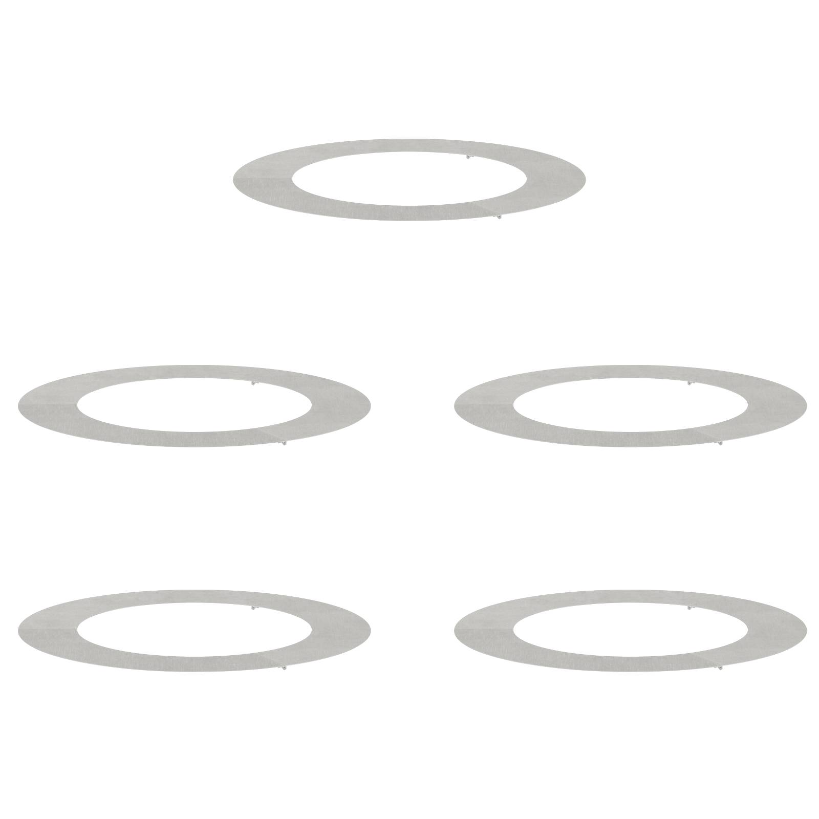 vidaXL Edelstahl Pflanzkübel Edelstahl Groß Stabil Edelstahl Pflanzkübel