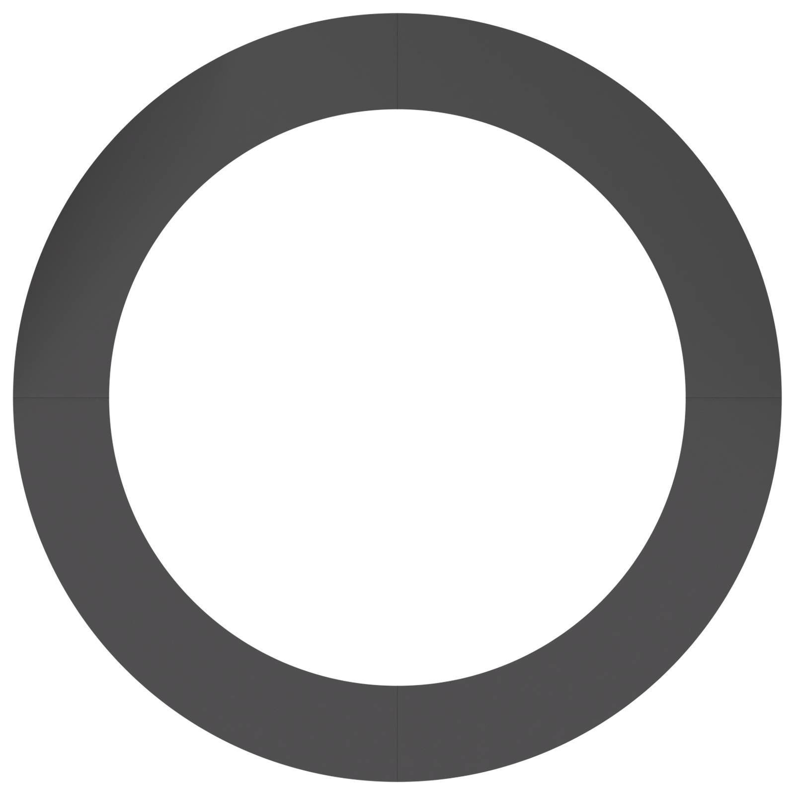 vidaXL Großer Metallpflanzer Schwarz Metall Groß Dekorative Intarsien