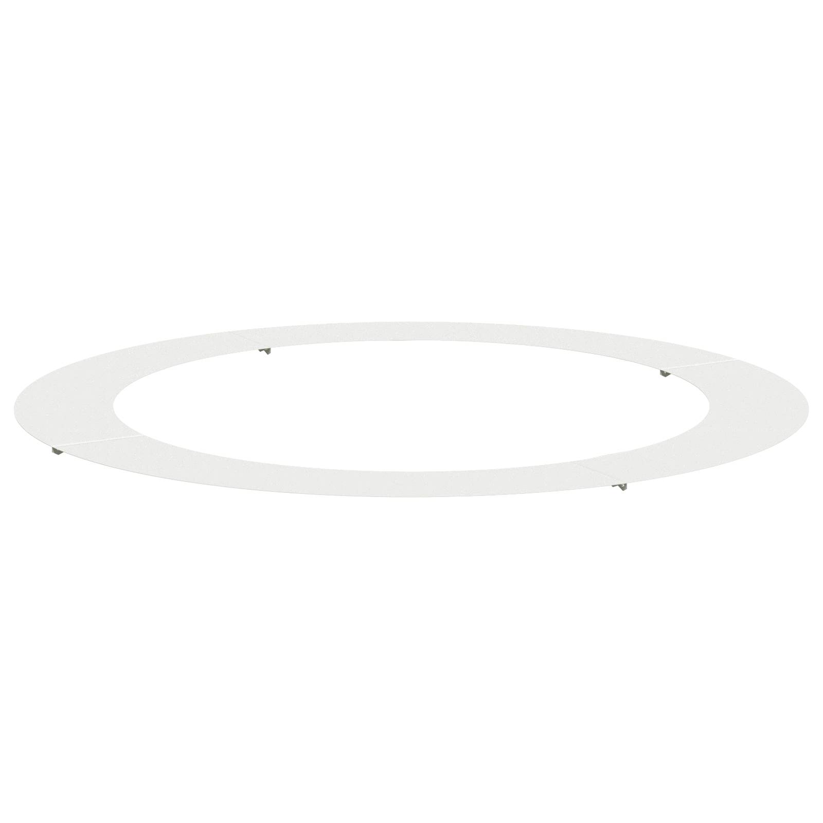 vidaXL großer weißer Metallblumentopf Weiß Metall Groß Leicht Modern